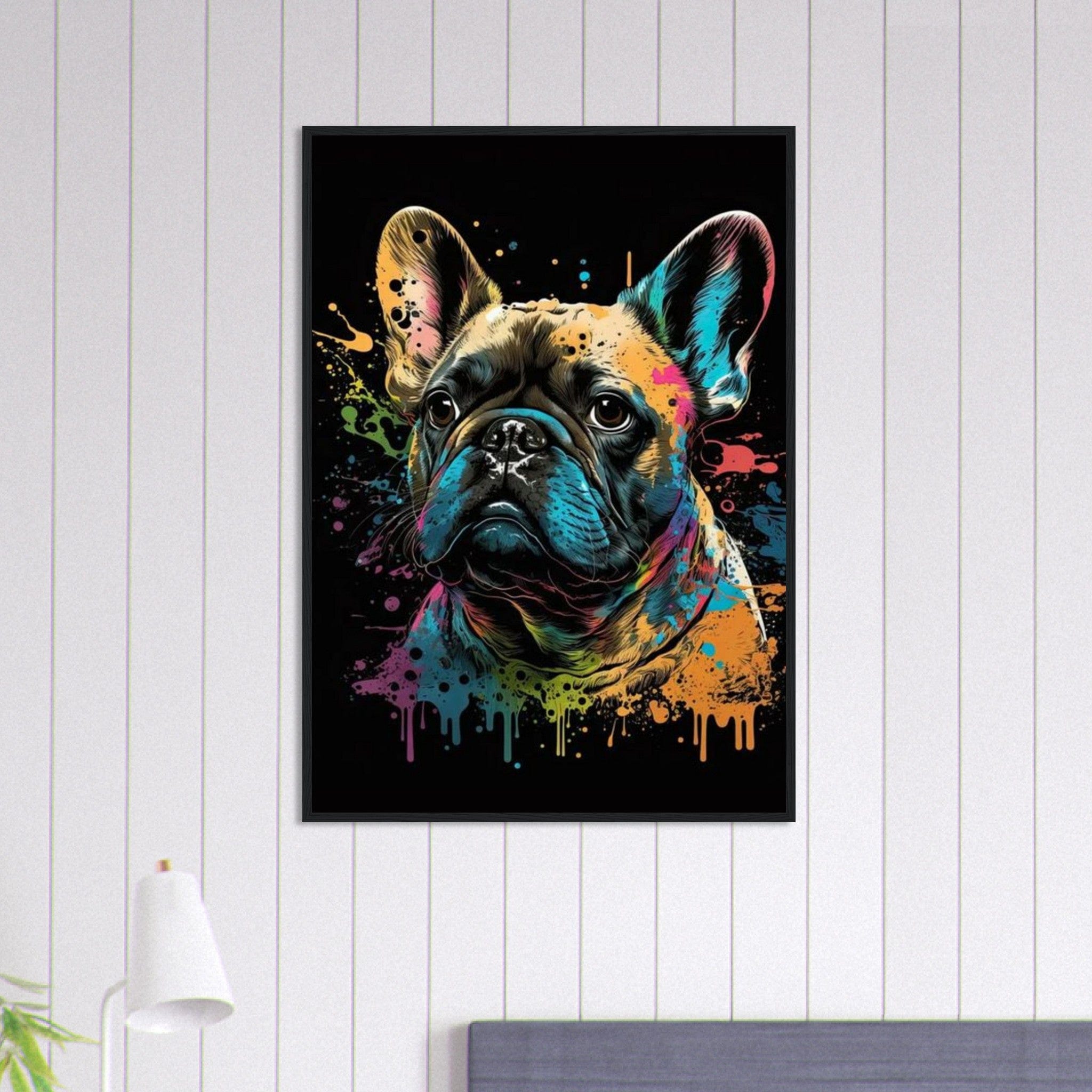 Canvanation Print Material 70x100 cm / 28x40″ Tableau Chien - L'âme du chien