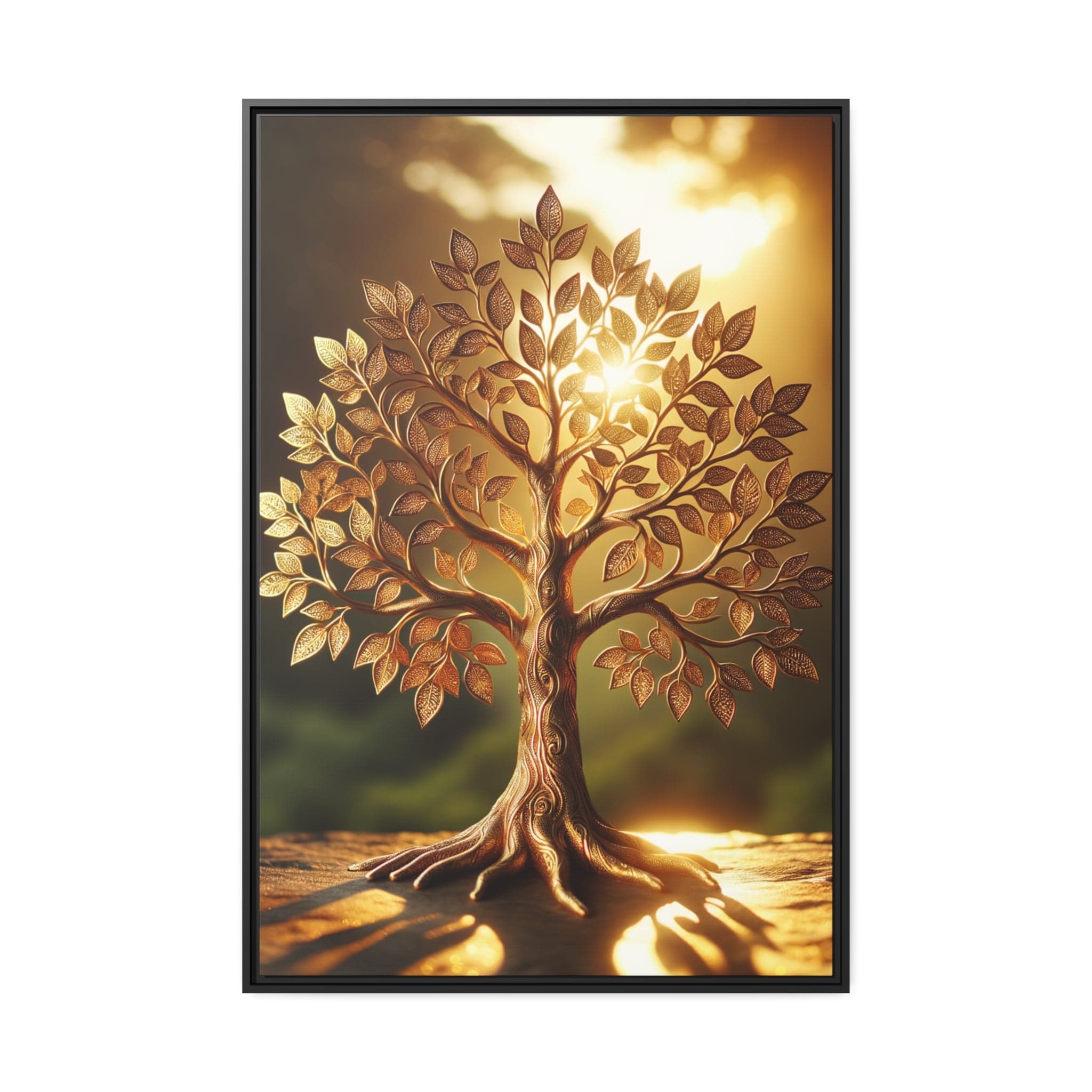 Printify Canvas 32″ x 48″ (Vertical) Tableau Arbre De Vie Croissance Et Abondance