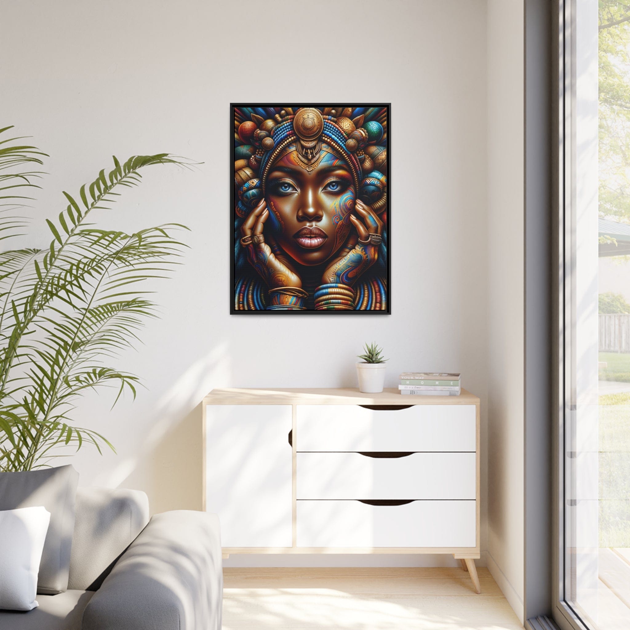 Printify Canvas Tableau "La beauté et la force des femmes africaines révélées à travers la peinture"