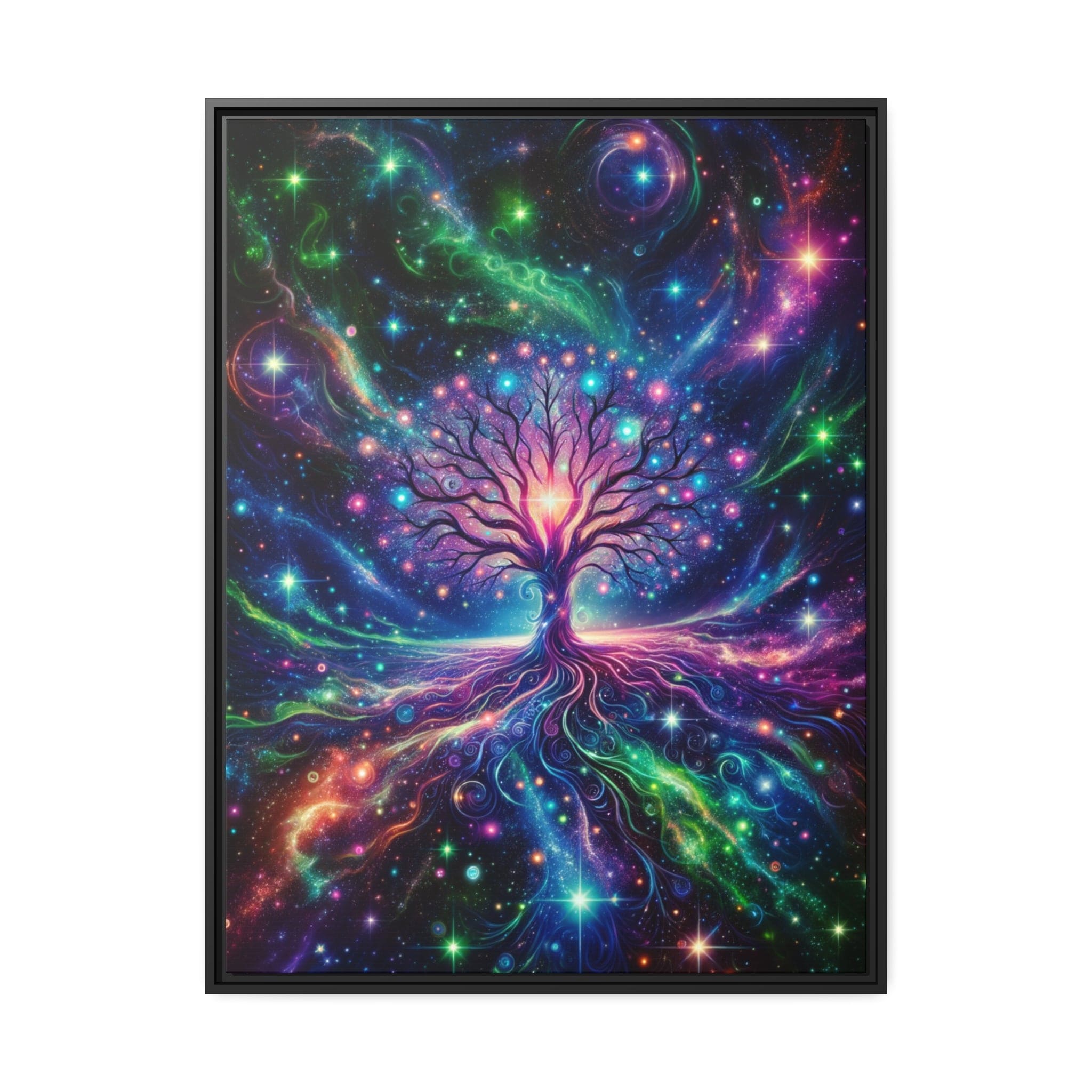 Printify Canvas 30" x 40" (Vertical) Tableau Arbre De Vie L'Energie Du Cosmos