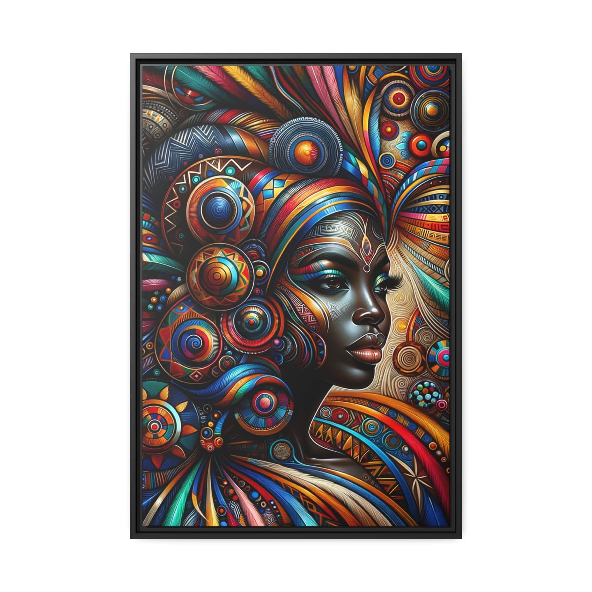 Tableau "La force et la beauté de la femme africaine dans l'art" Canvanation