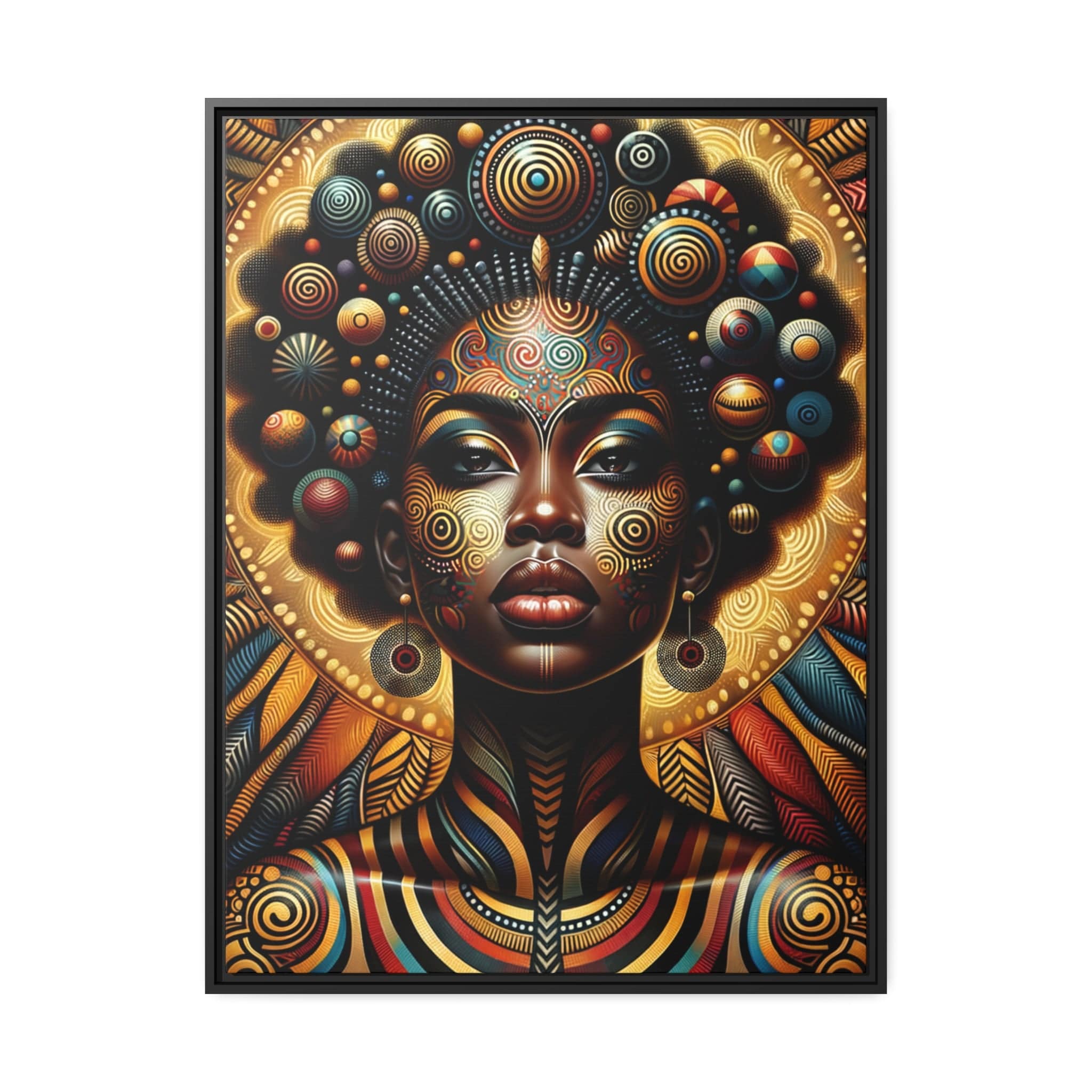 Printify Canvas 76.20 Cm" x 101.60 Cm" (Vertical) Tableau "La grâce et la puissance des femmes africaines"