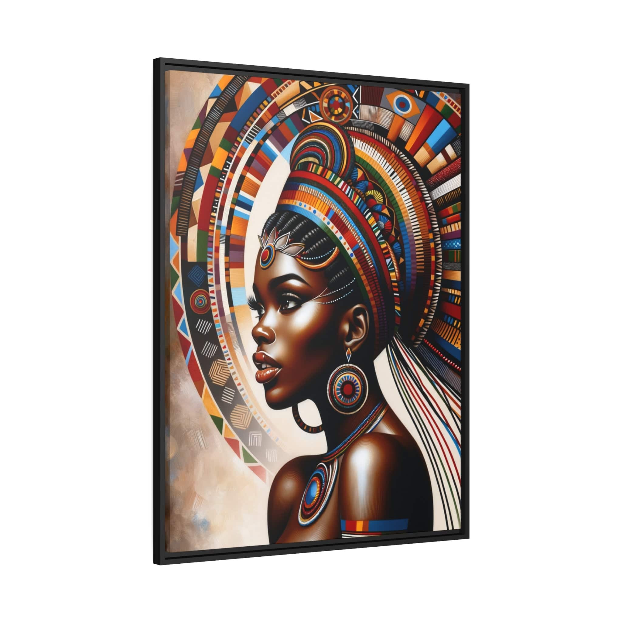 Printify Canvas Tableau "Les beautés intemporelles : Portraits de femmes africaines"