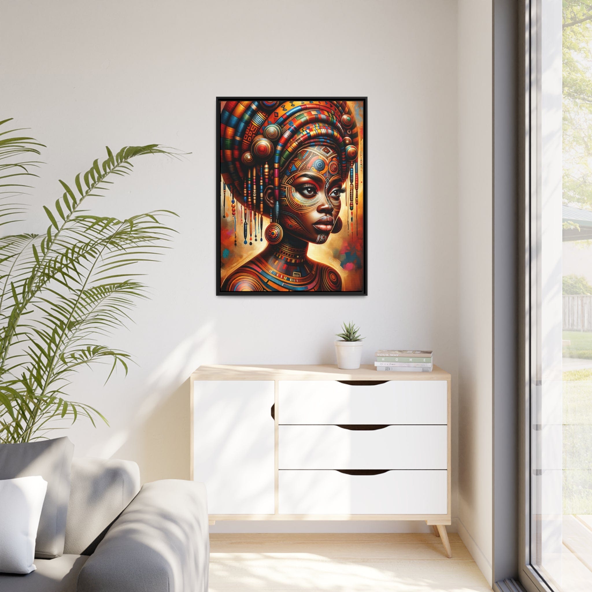 Printify Canvas Tableau "Reines d'Afrique : Célébration de la force et de la grâce des femmes africaines".