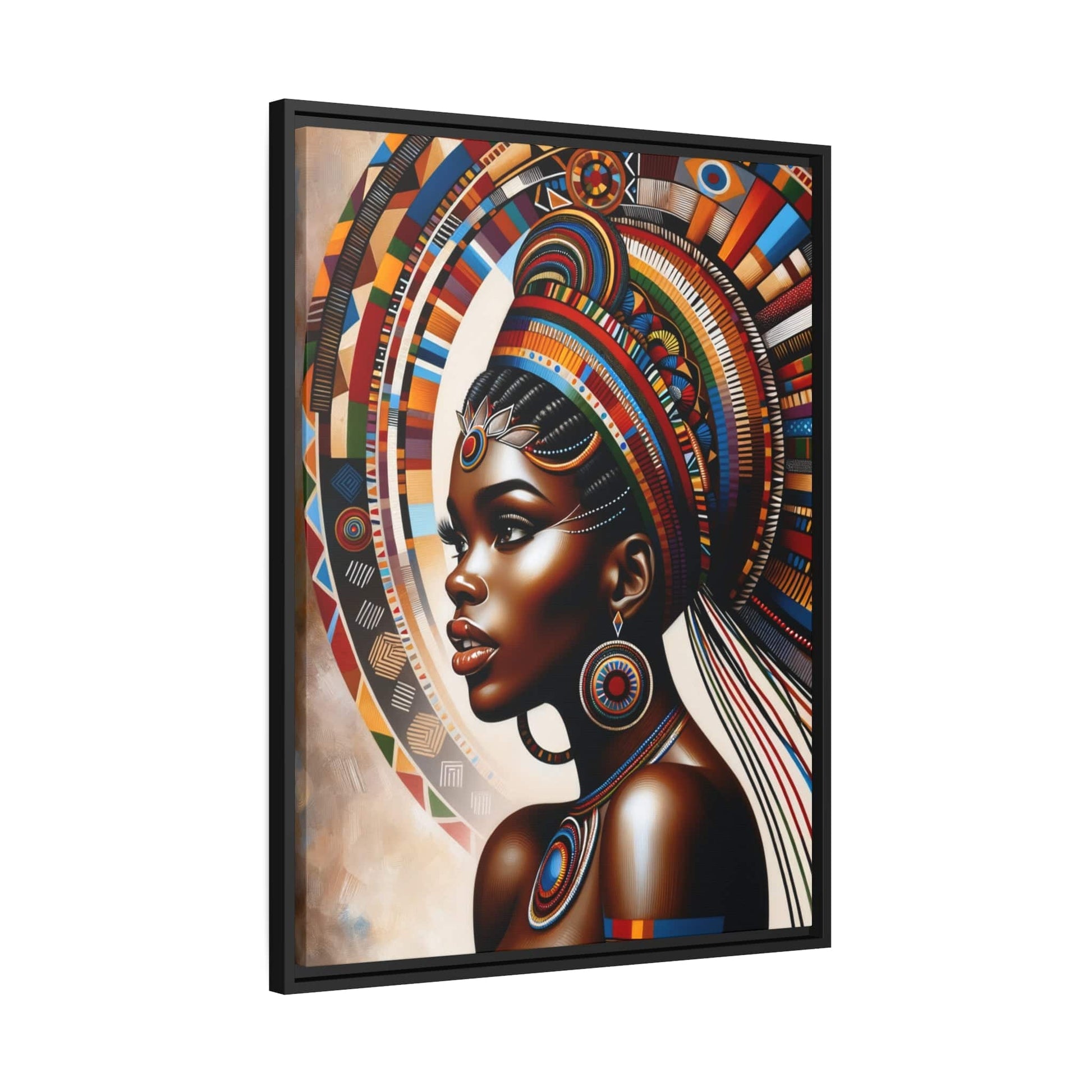 Tableau "Les beautés intemporelles : Portraits de femmes africaines" Canvanation