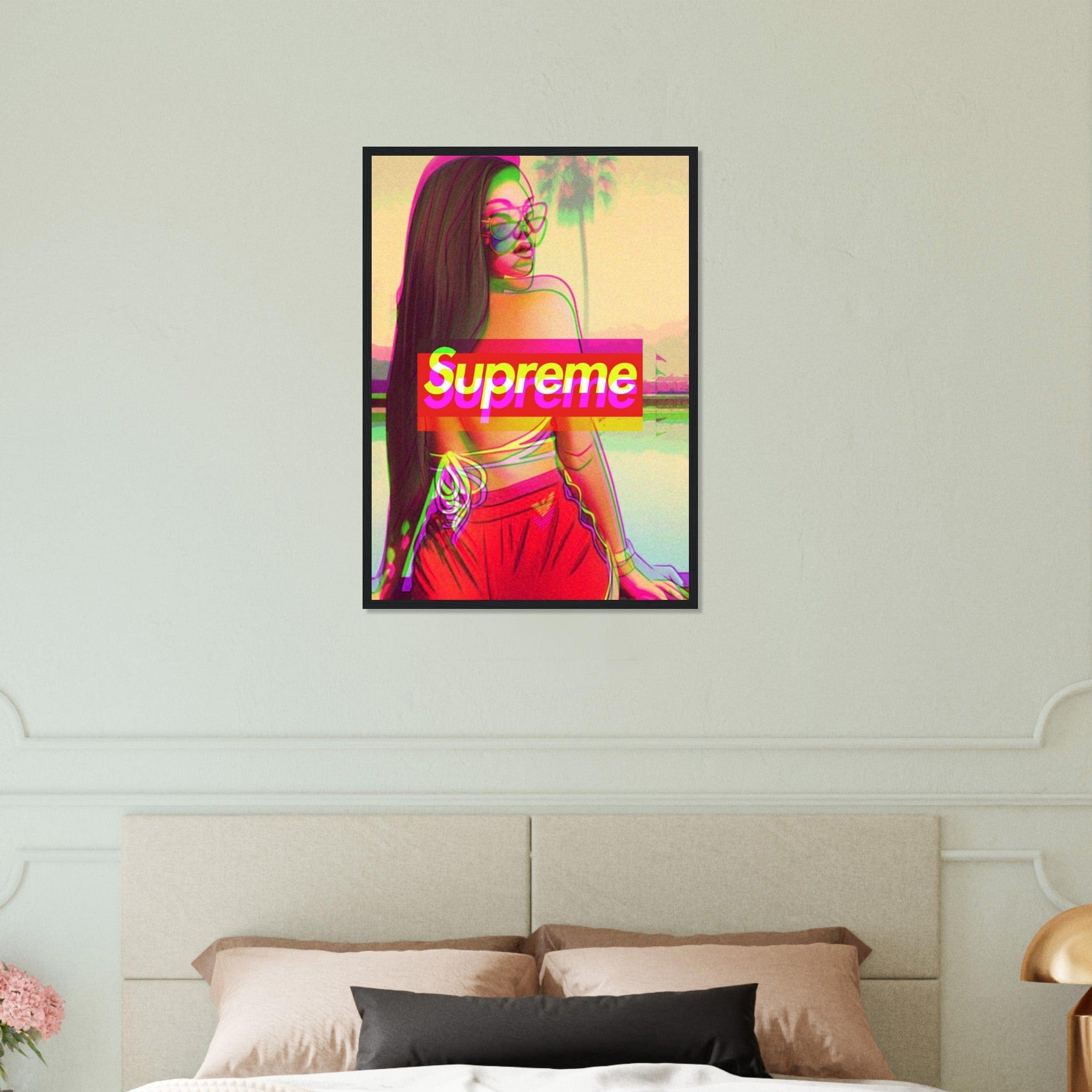 Canvanation Print Material 50x70 cm / 20x28″ Tableau Marque De Luxe Supreme Femme