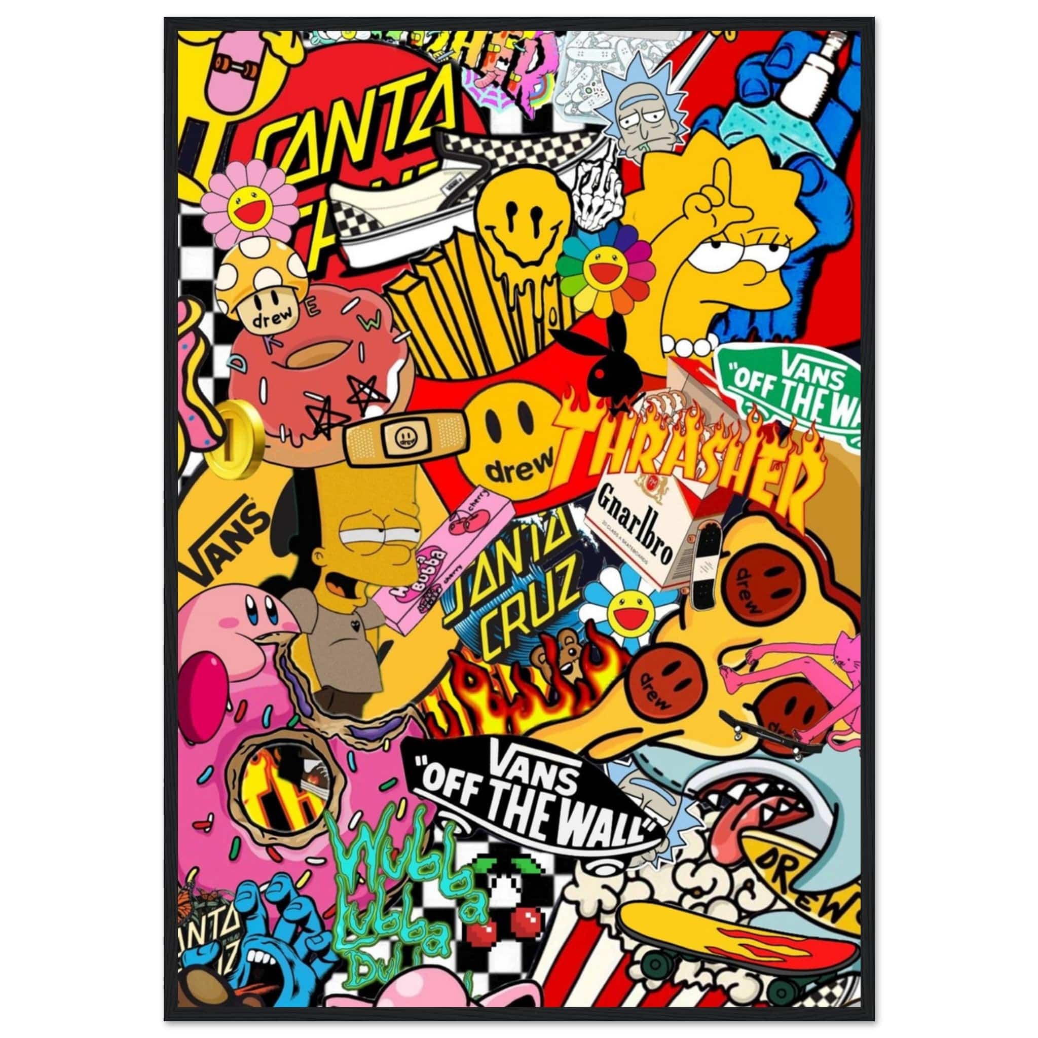 Gelato Print Material 70x100 cm / 28x40″ Toile Graffiti Street Art