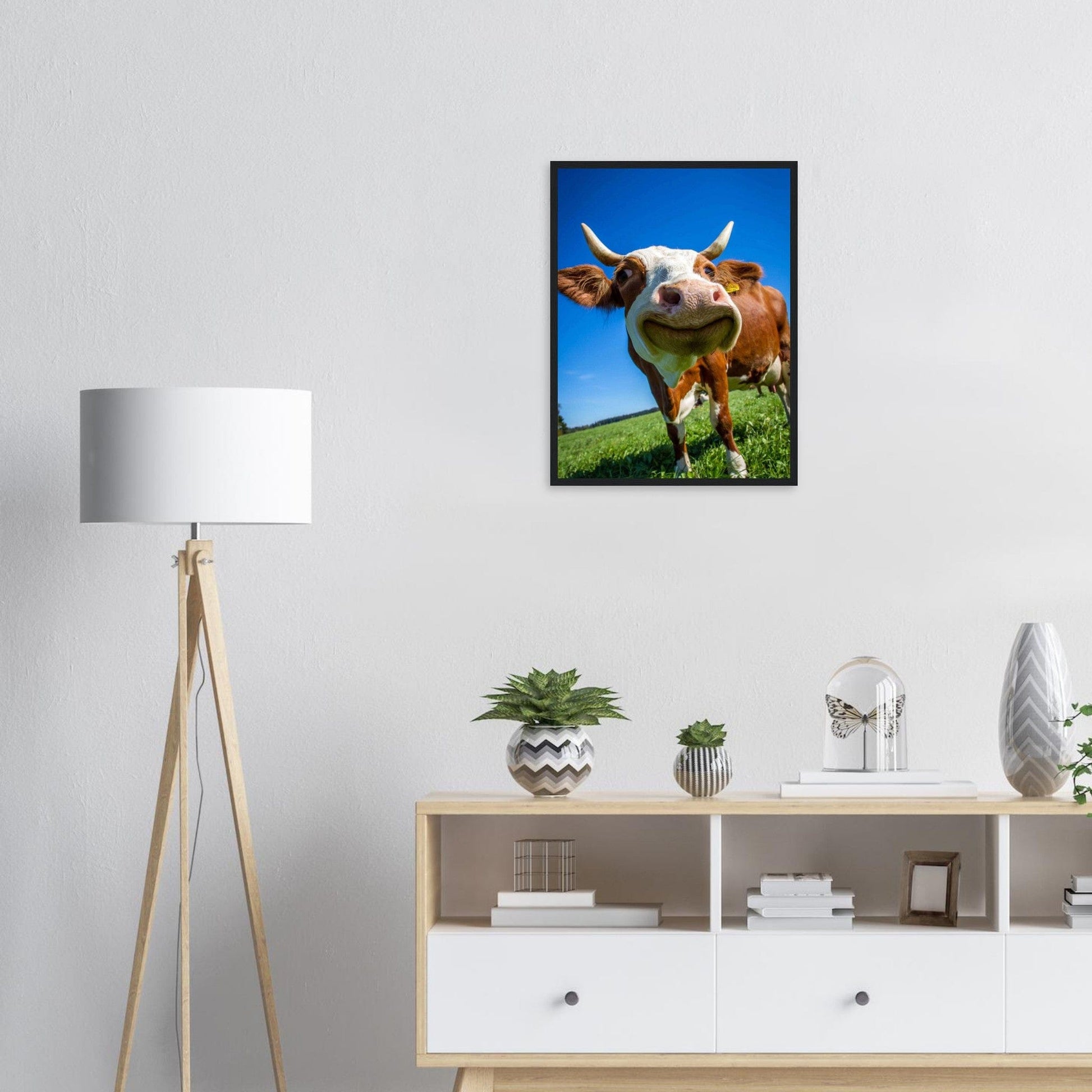 Tableau Vache Rigolote - Canvanation