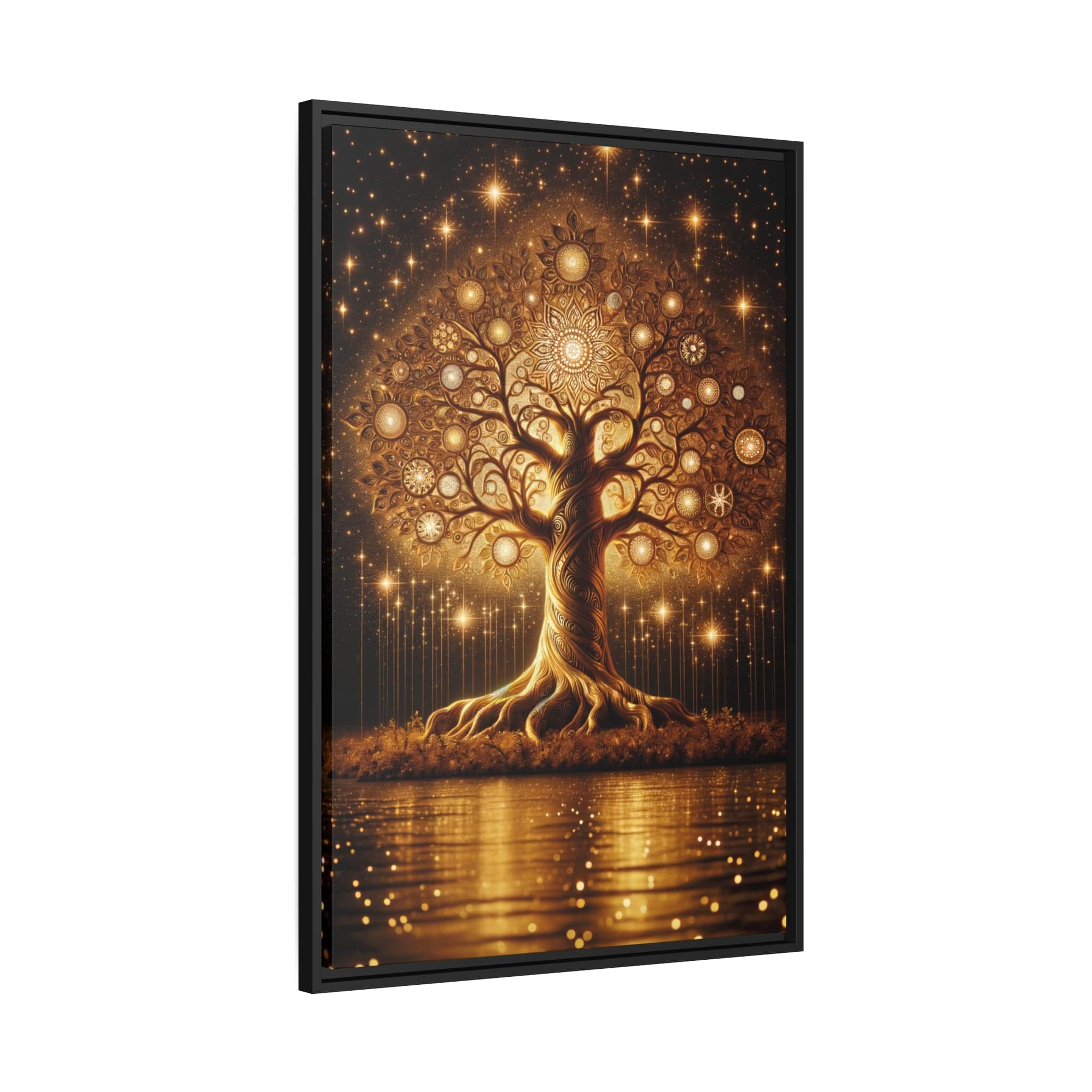 Printify Canvas Tableau Arbre De Vie À La Lumière Du Soleil