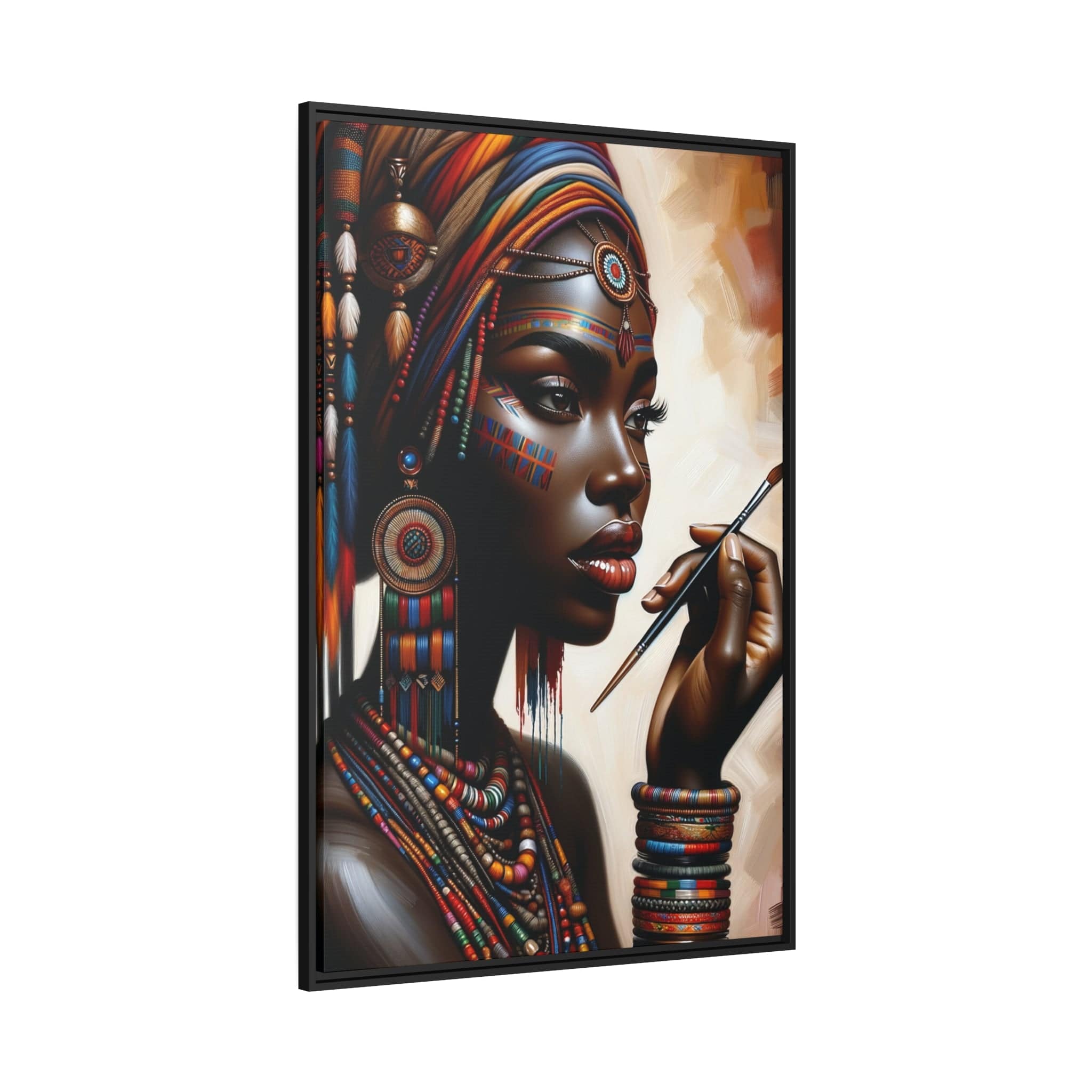 Printify Canvas Tableau "La beauté et la puissance des femmes africaines"