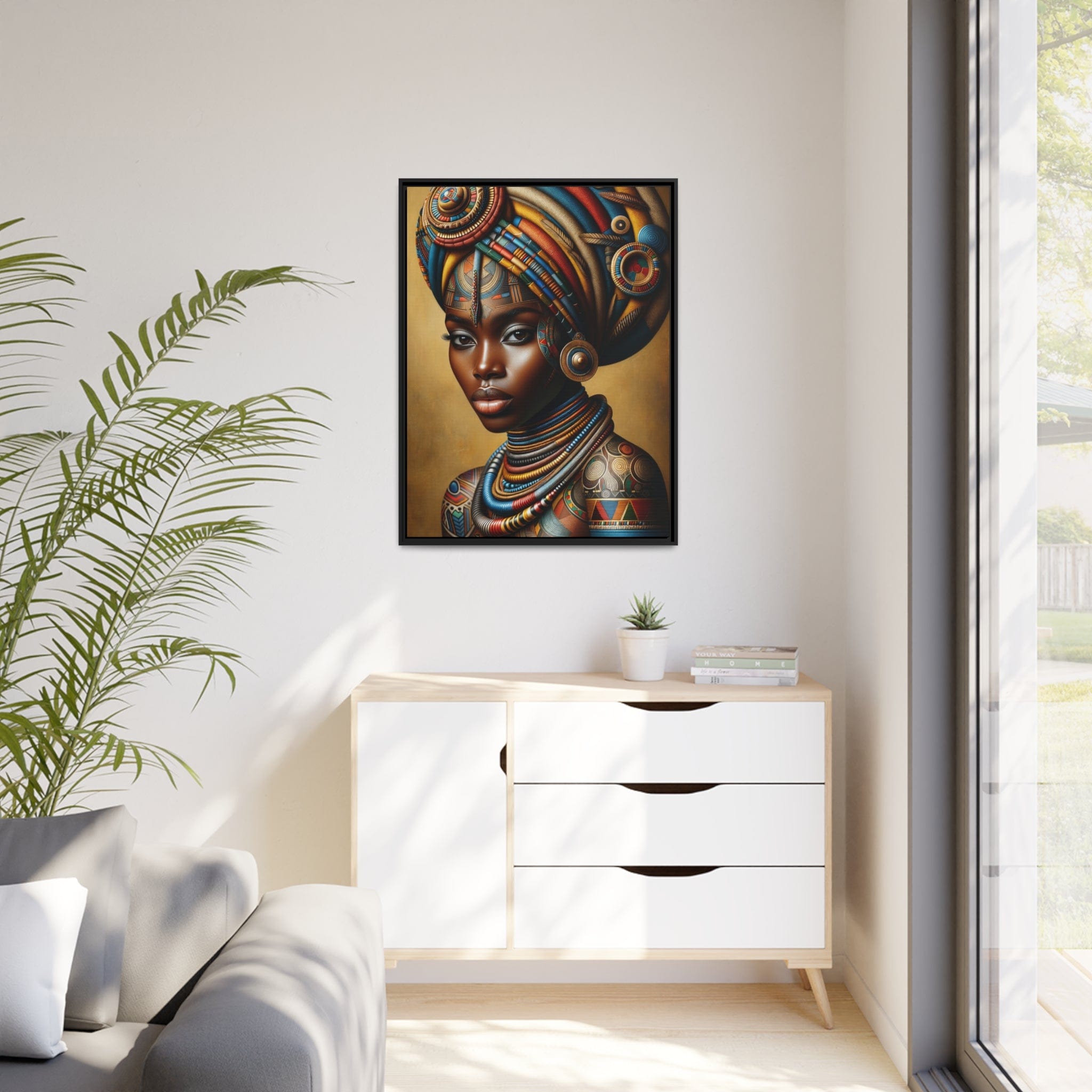 Printify Canvas Tableau "Femmes africaines : L'essence de la beauté et de la résilience."