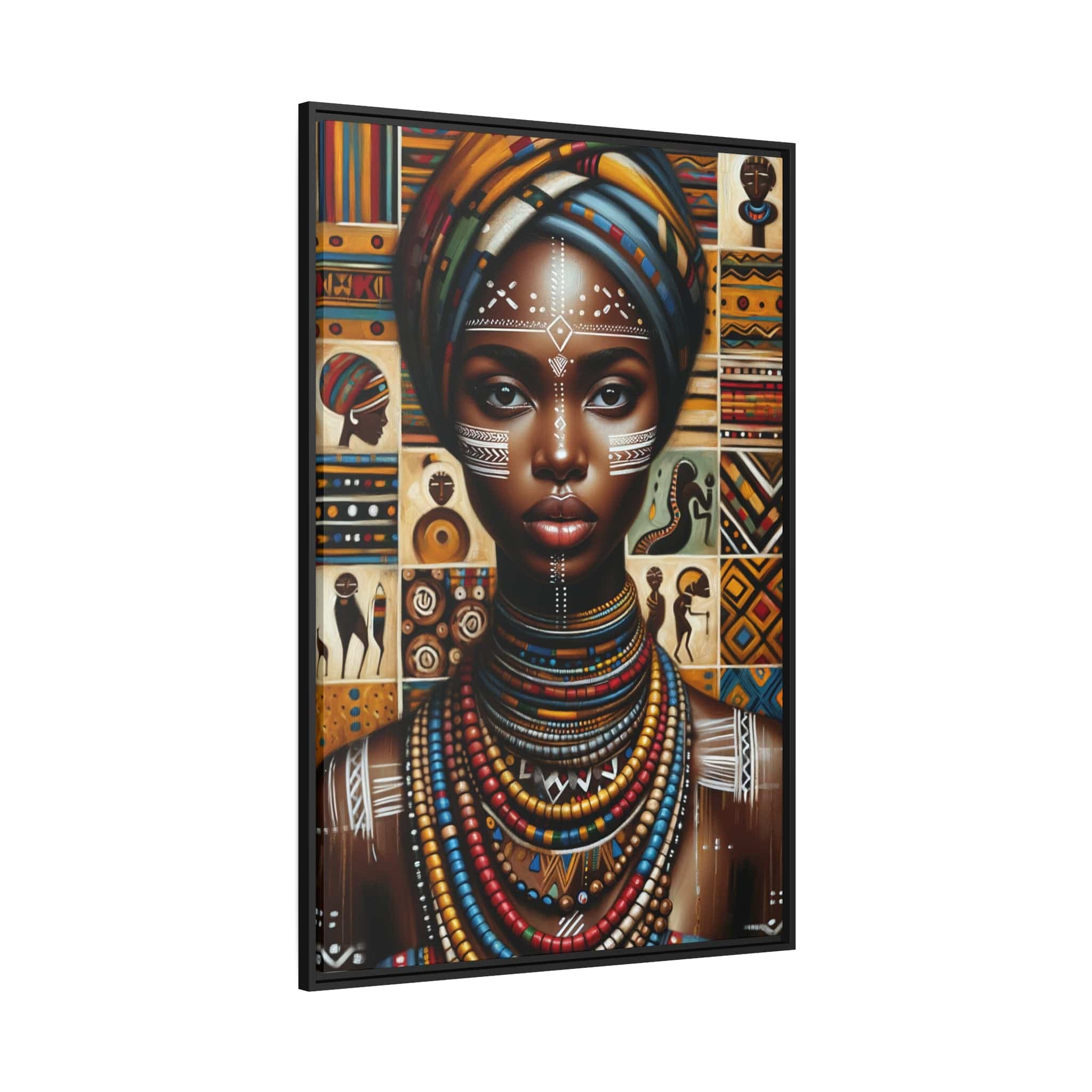 Printify Canvas Tableau "Femmes d'Afrique: Puissantes voix et récits inspirants"