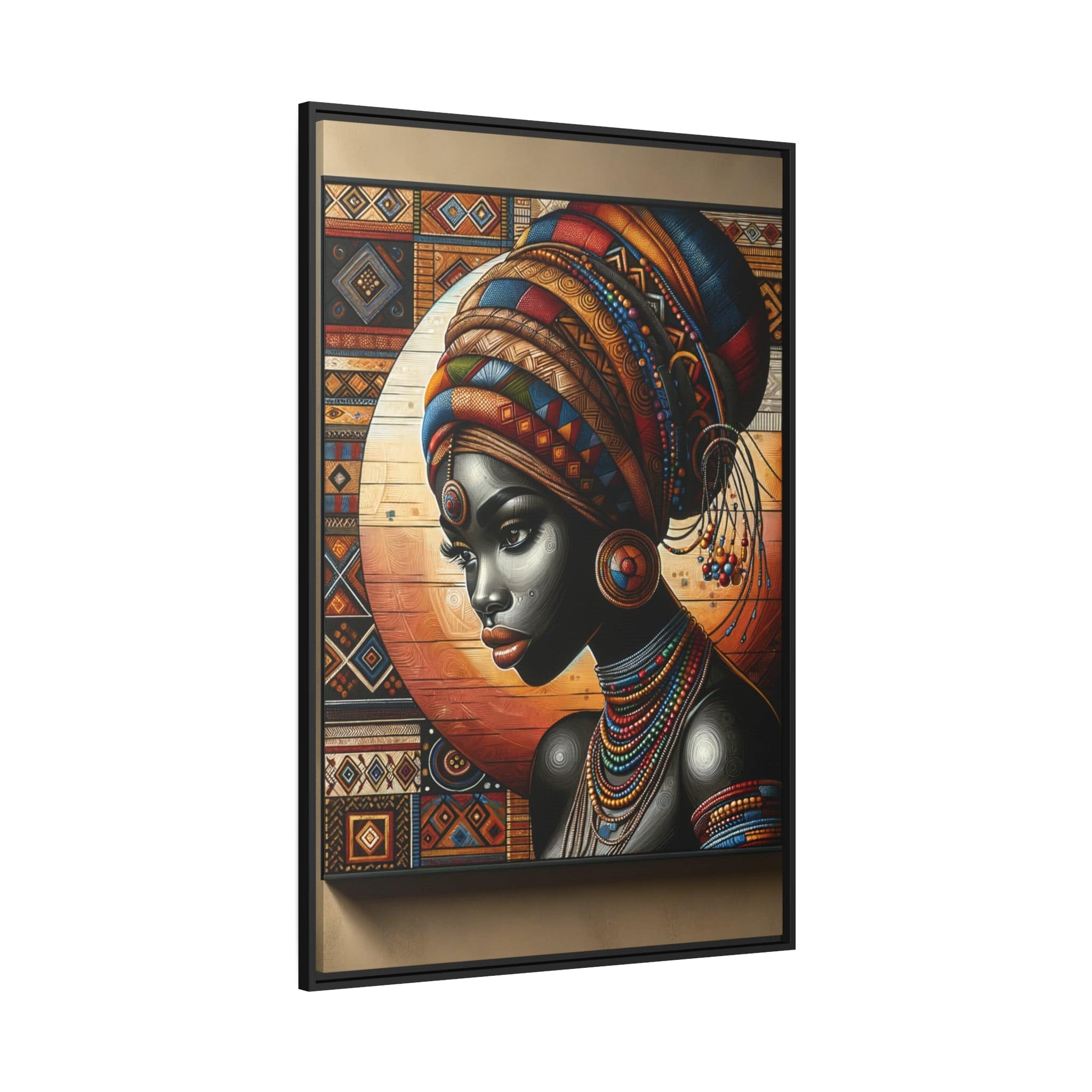 Printify Canvas Tableau "Les femmes africaines : une symphonie de grâce, de force et de résilience"