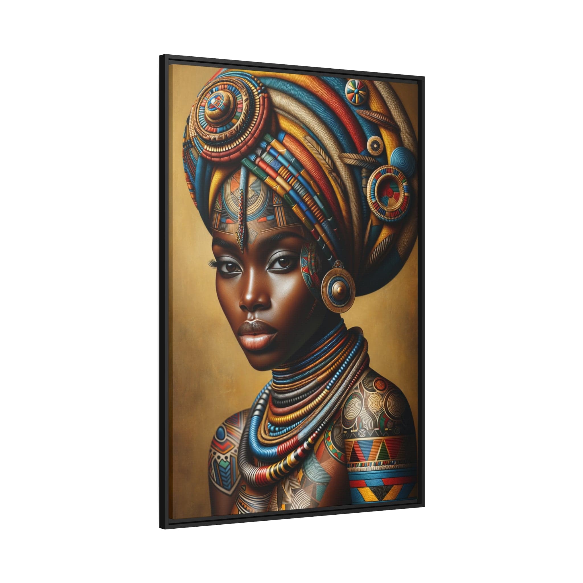 Printify Canvas Tableau "Femmes africaines : L'essence de la beauté et de la résilience."