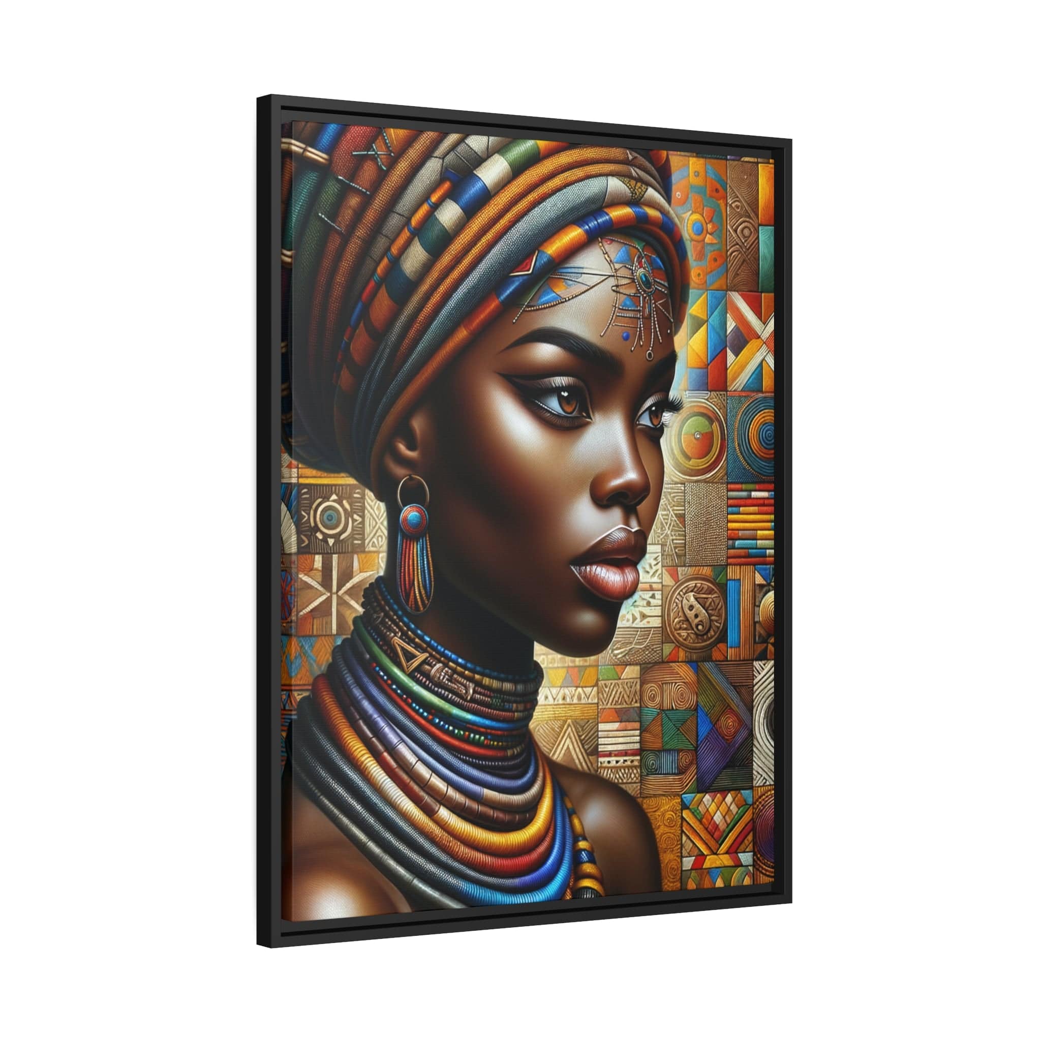 Printify Canvas Tableau "La force et la beauté des femmes africaines capturées à travers l'art"