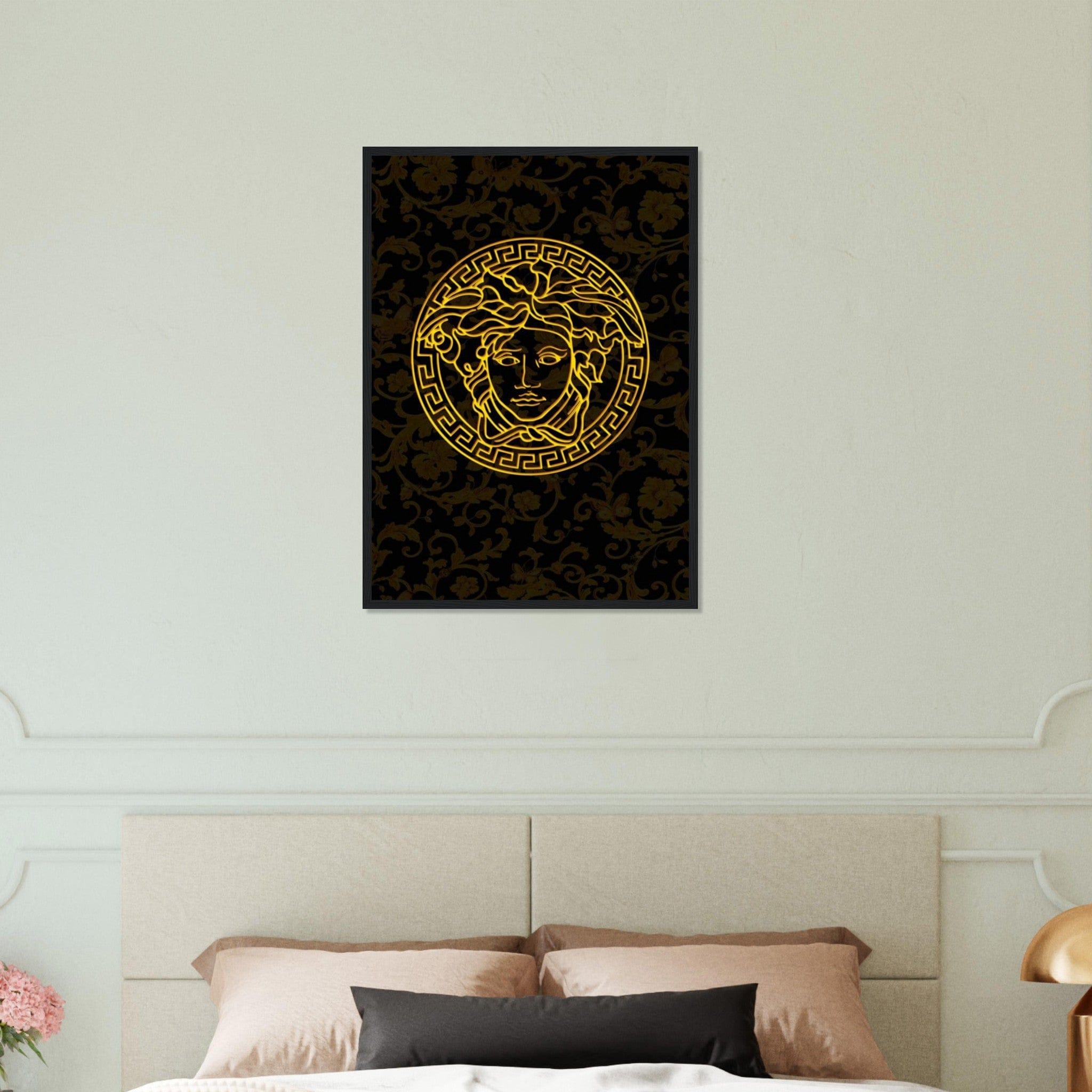 Canvanation Print Material 50x70 cm / 20x28″ Tableau Marque De Luxe Versace Medusa