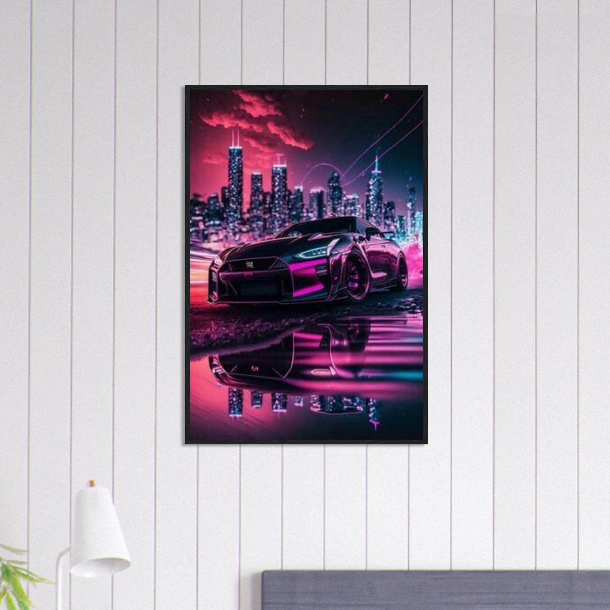 Canvanation Print Material 60x90 cm / 24x36″ Tableau Voiture Nissan Gtr