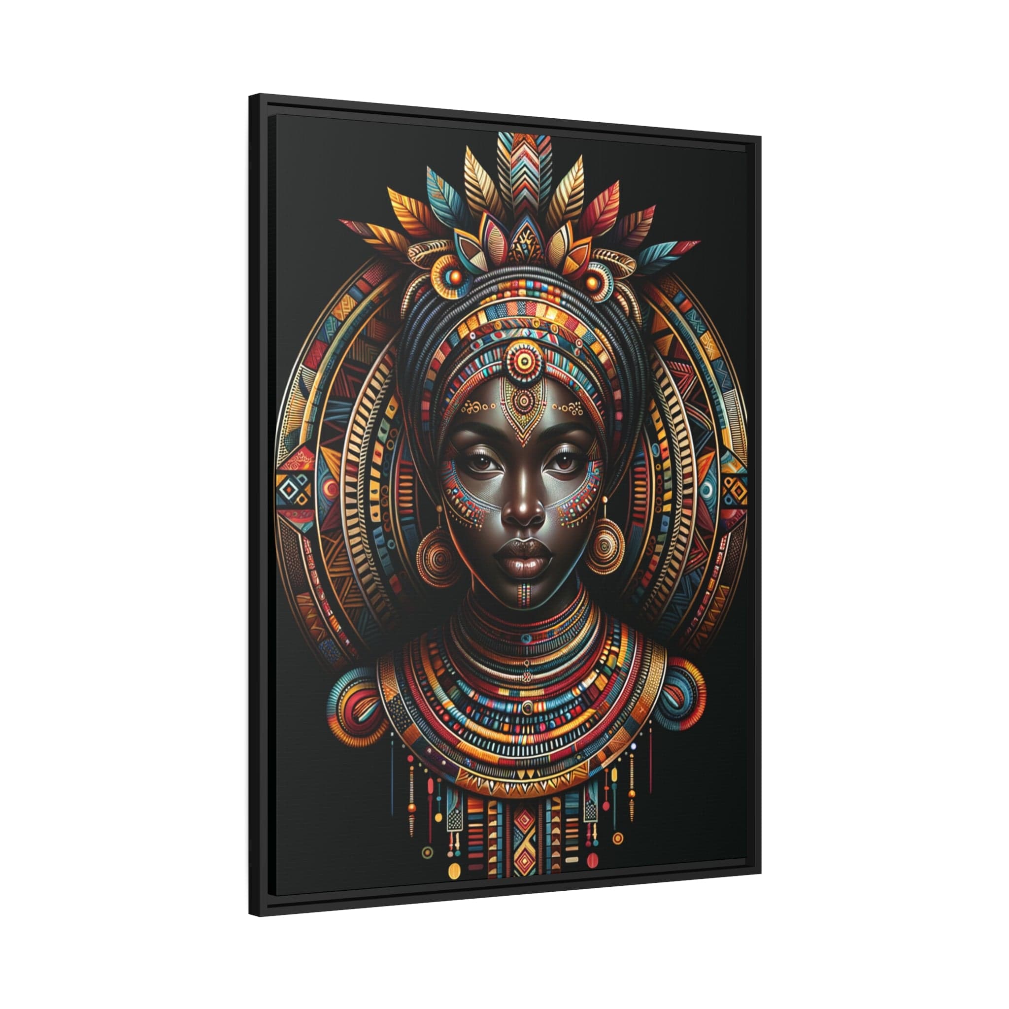 Printify Canvas Tableau "Élégance africaine: la force et la beauté des femmes"