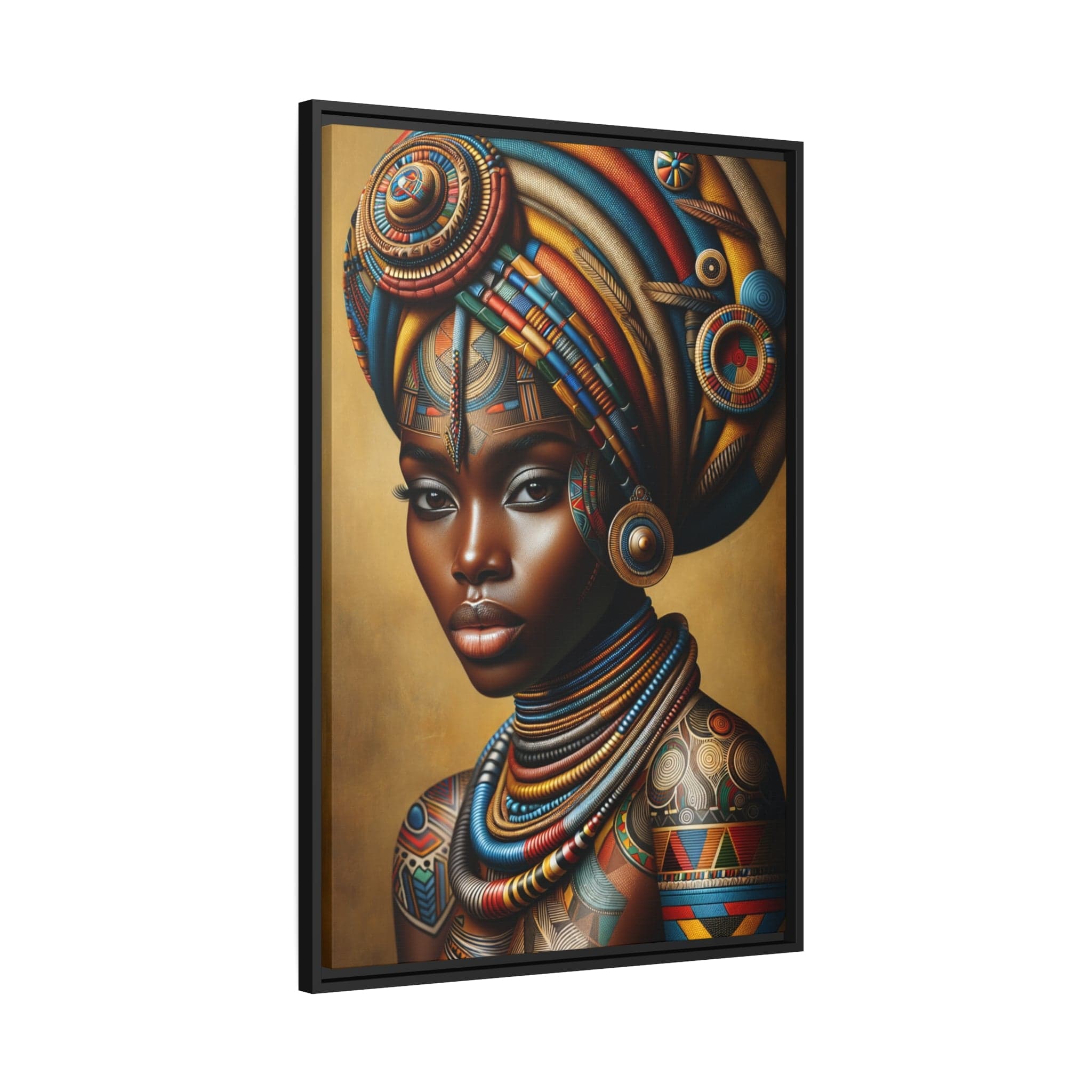 Printify Canvas Tableau "Femmes africaines : L'essence de la beauté et de la résilience."