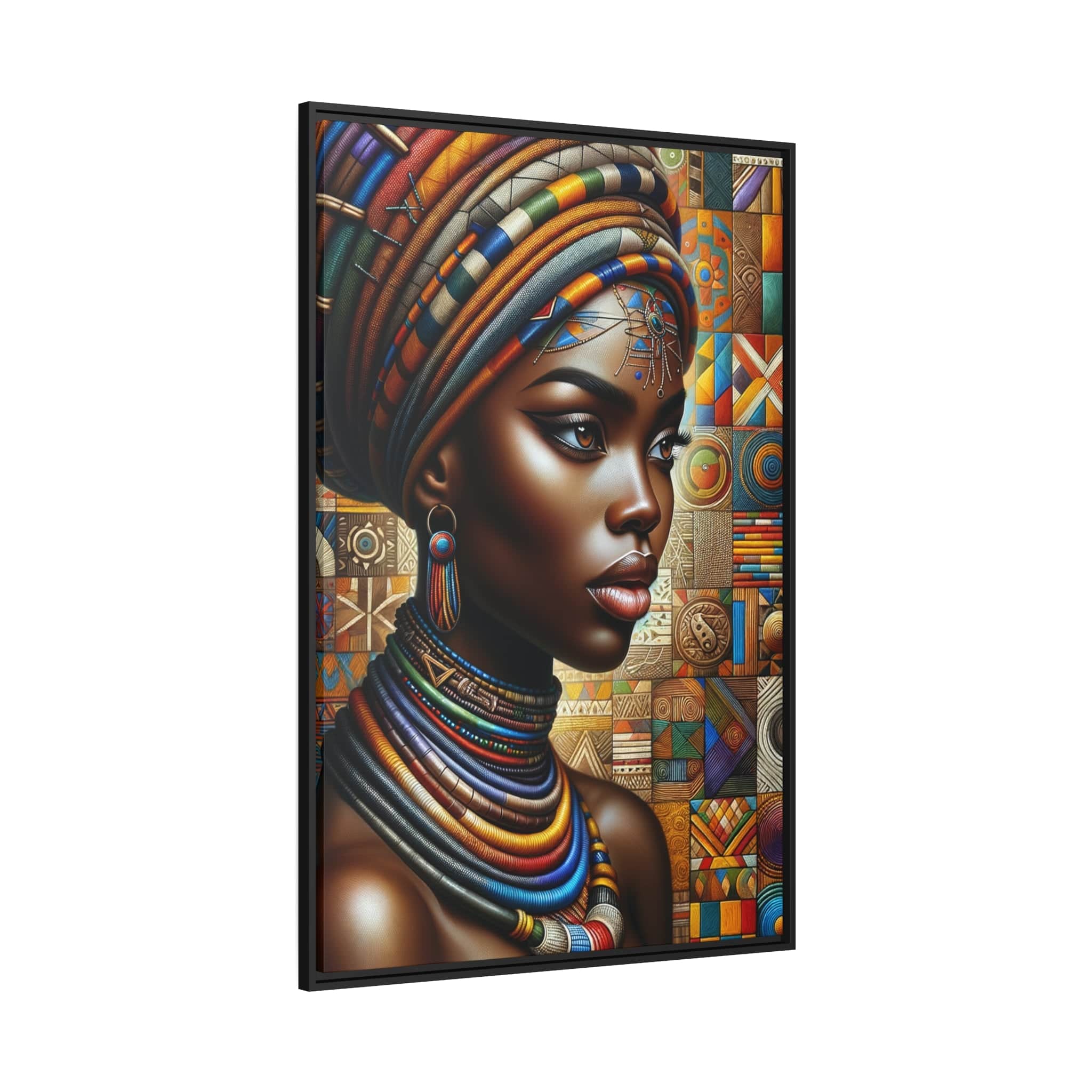 Printify Canvas Tableau "La force et la beauté des femmes africaines capturées à travers l'art"