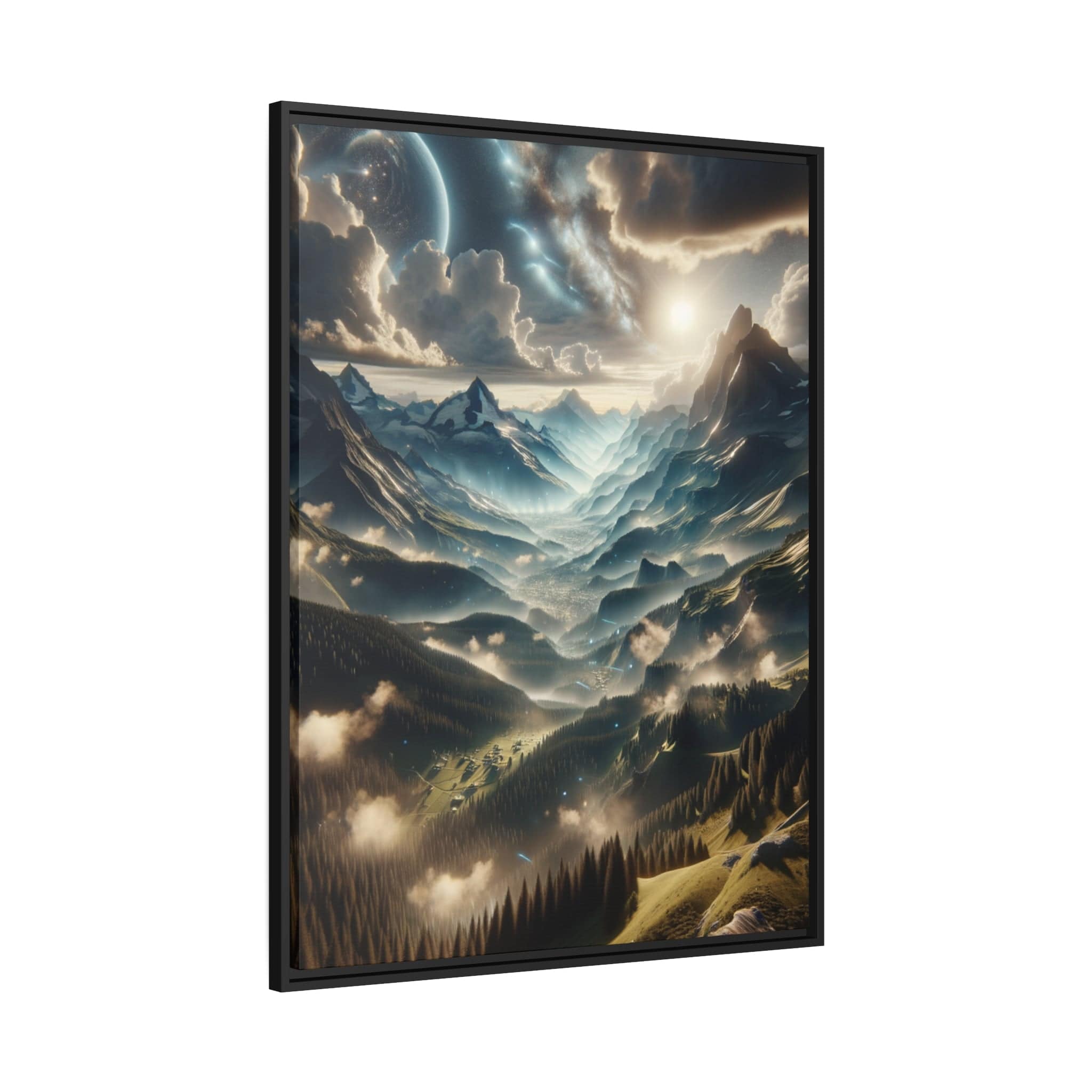 Printify Canvas Tableau Les sommets éternels : une odyssée picturale à travers les montagnes majestueuses