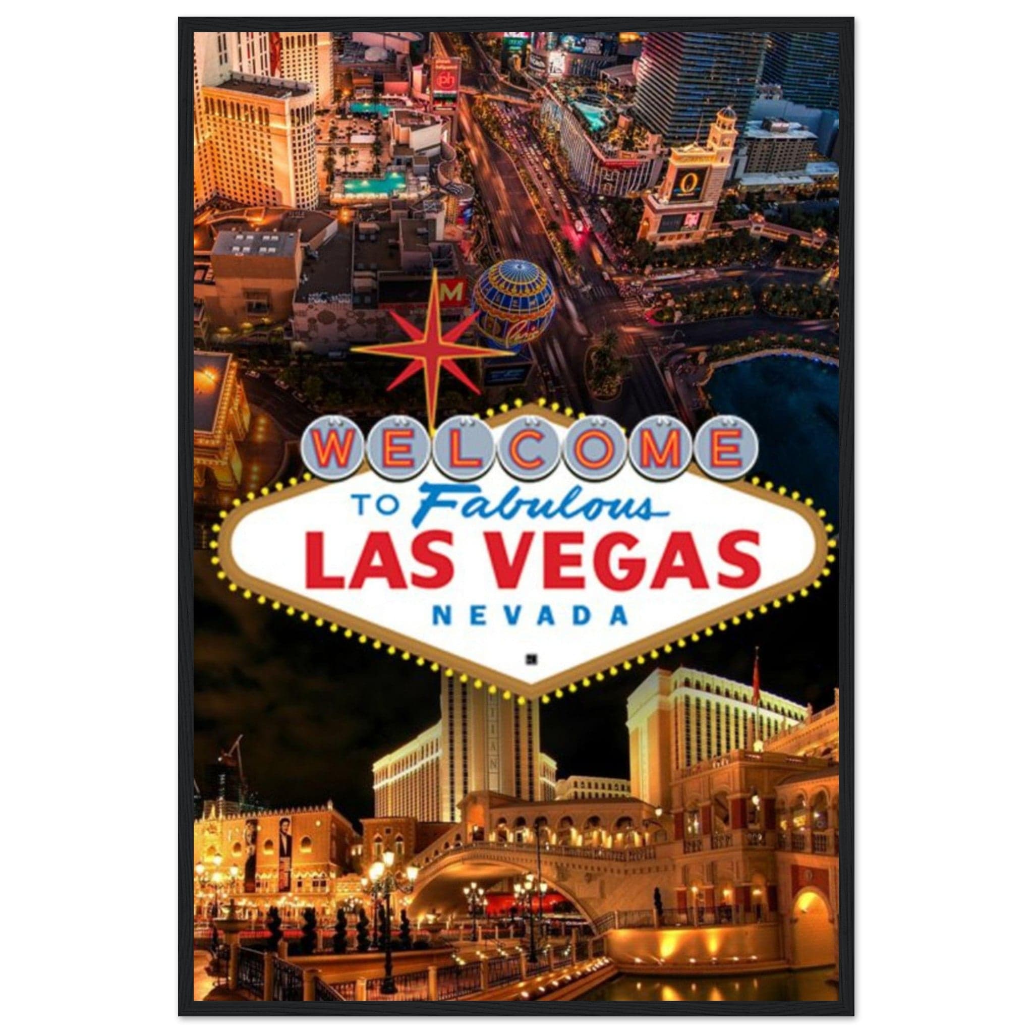 Gelato Print Material 60x90 cm / 24x36″ Tableau Ville Las Vegas