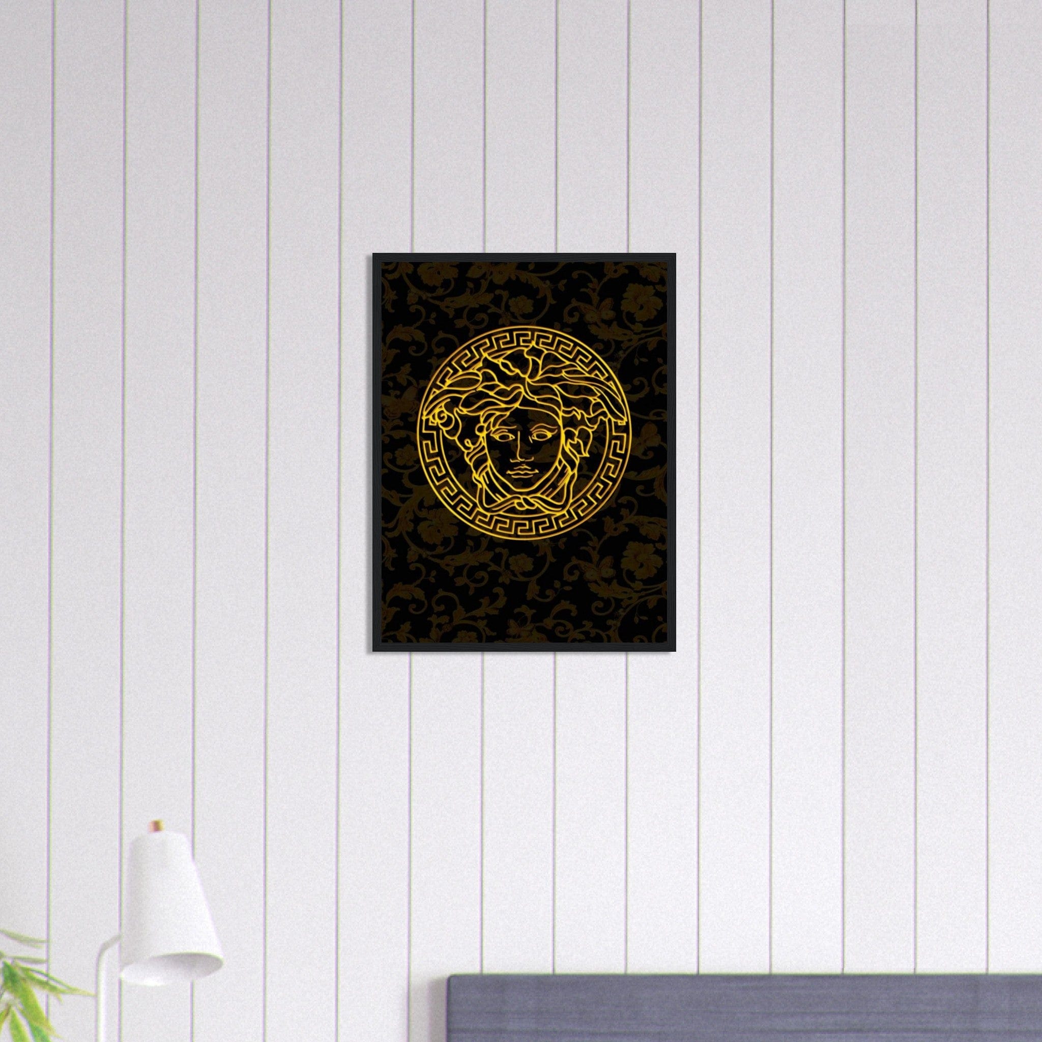 Canvanation Print Material Tableau Marque De Luxe Versace Medusa