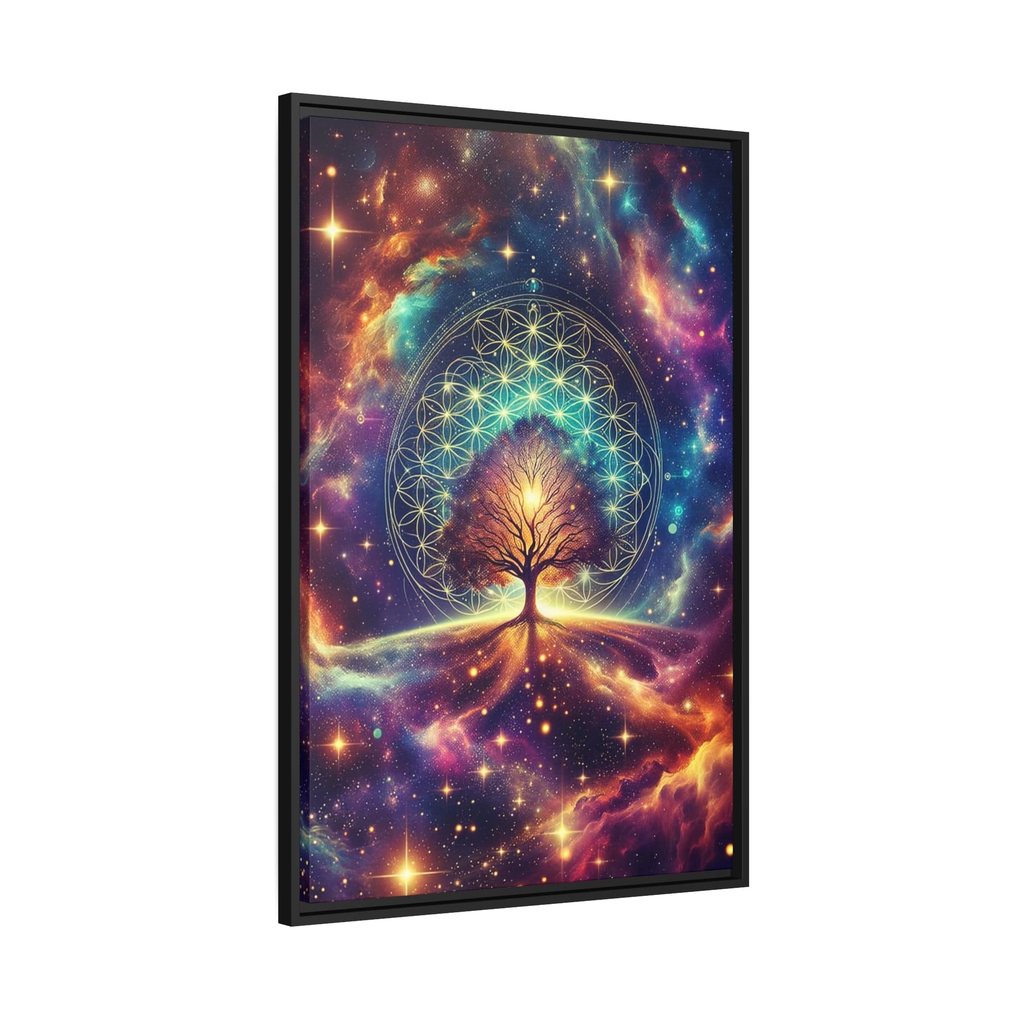 Printify Canvas Tableau Arbre De Vie Vers Les Etoiles