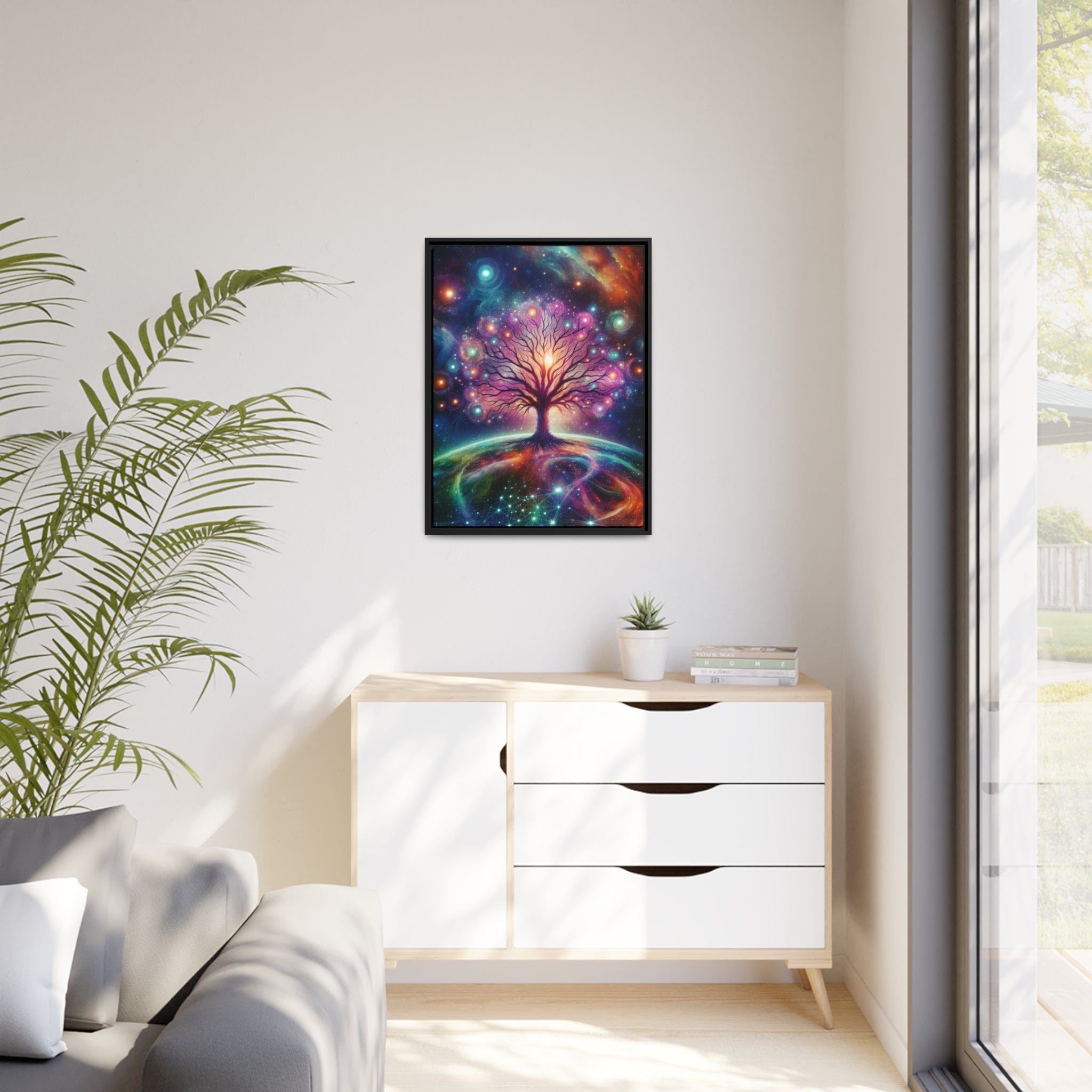 Printify Canvas Tableau Arbre De Vie Énergie Éthérée