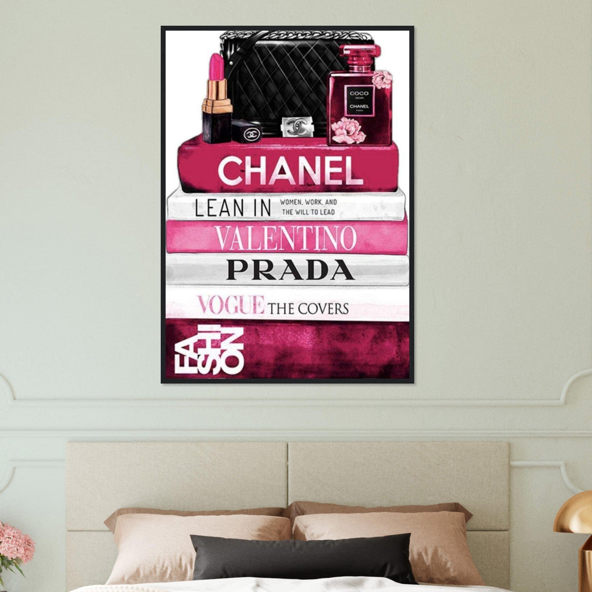 Canvanation Print Material Tableau Marques De Luxe Chanel Prada Valentino