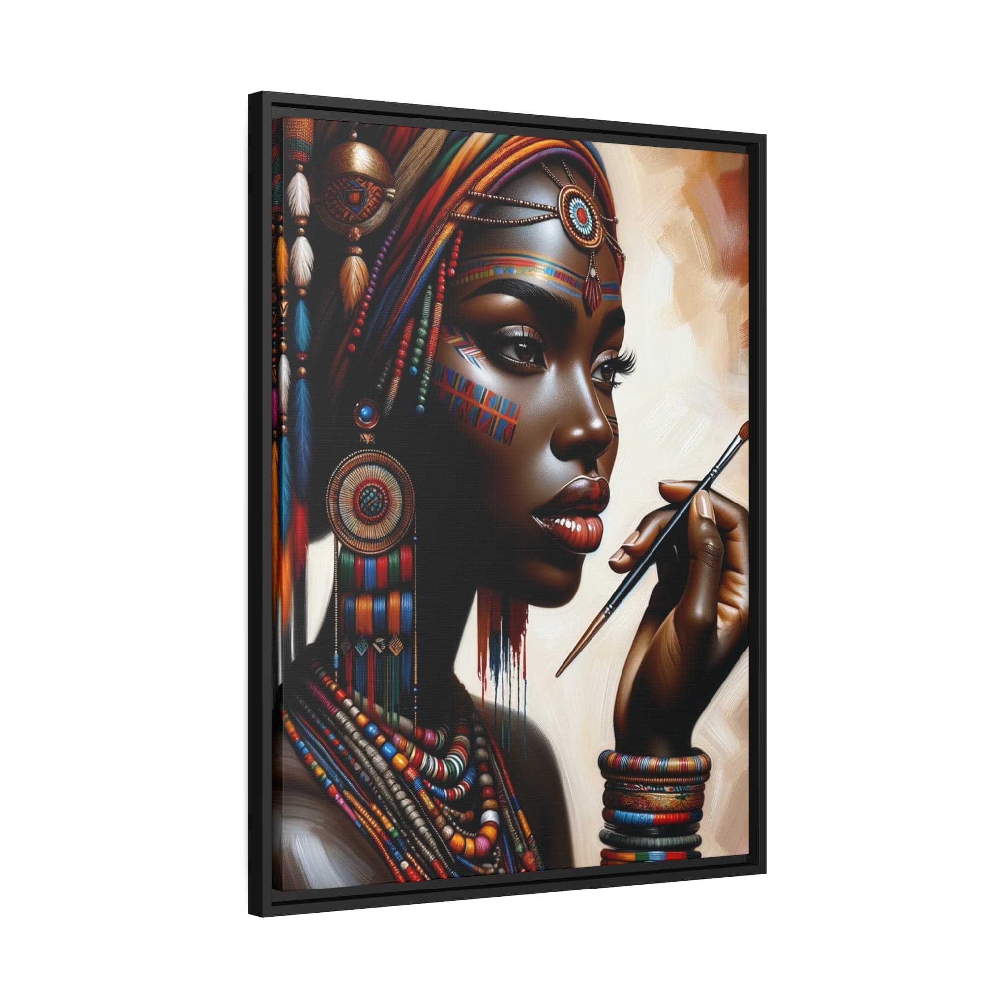 Printify Canvas Tableau "La beauté et la puissance des femmes africaines"