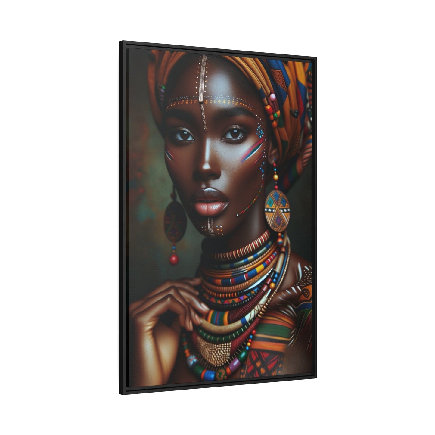 Tableau "La beauté et la grâce des femmes africaines capturées en un tableau magnifique" Canvanation