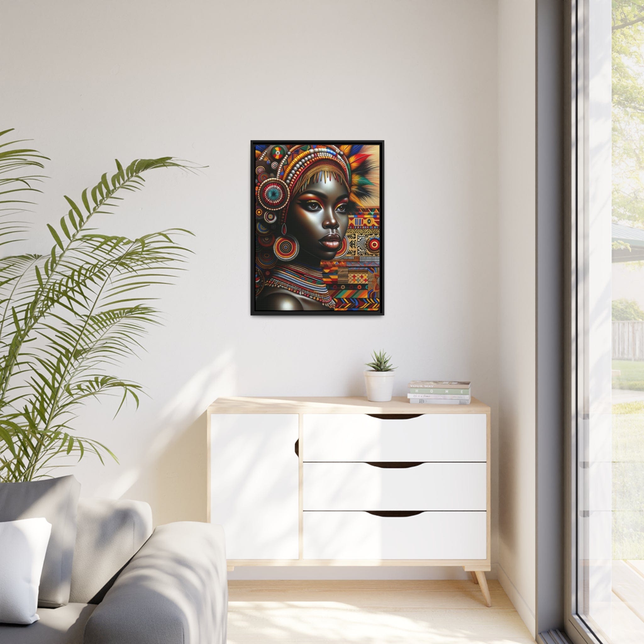 Printify Canvas Tableau "La Beauté et la Puissance des Femmes Africaines"