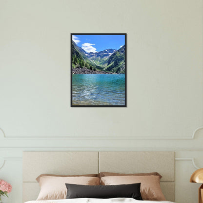 Tableau Montagne Lac Moderne Canvanation