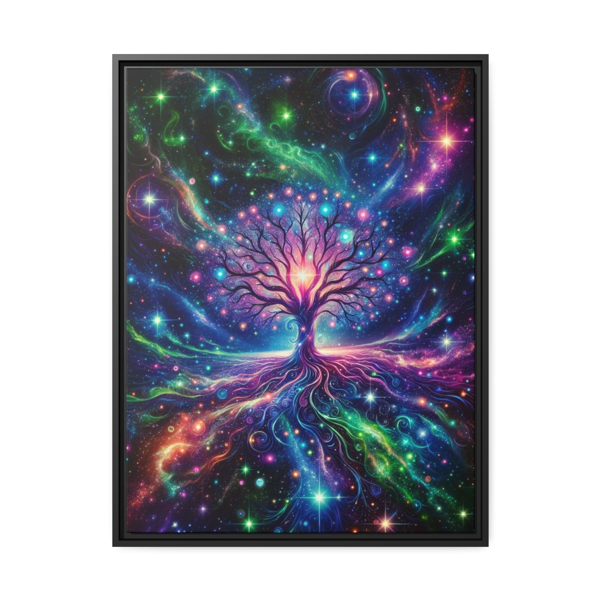 Printify Canvas 24" x 32" (Vertical) Tableau Arbre De Vie L'Energie Du Cosmos