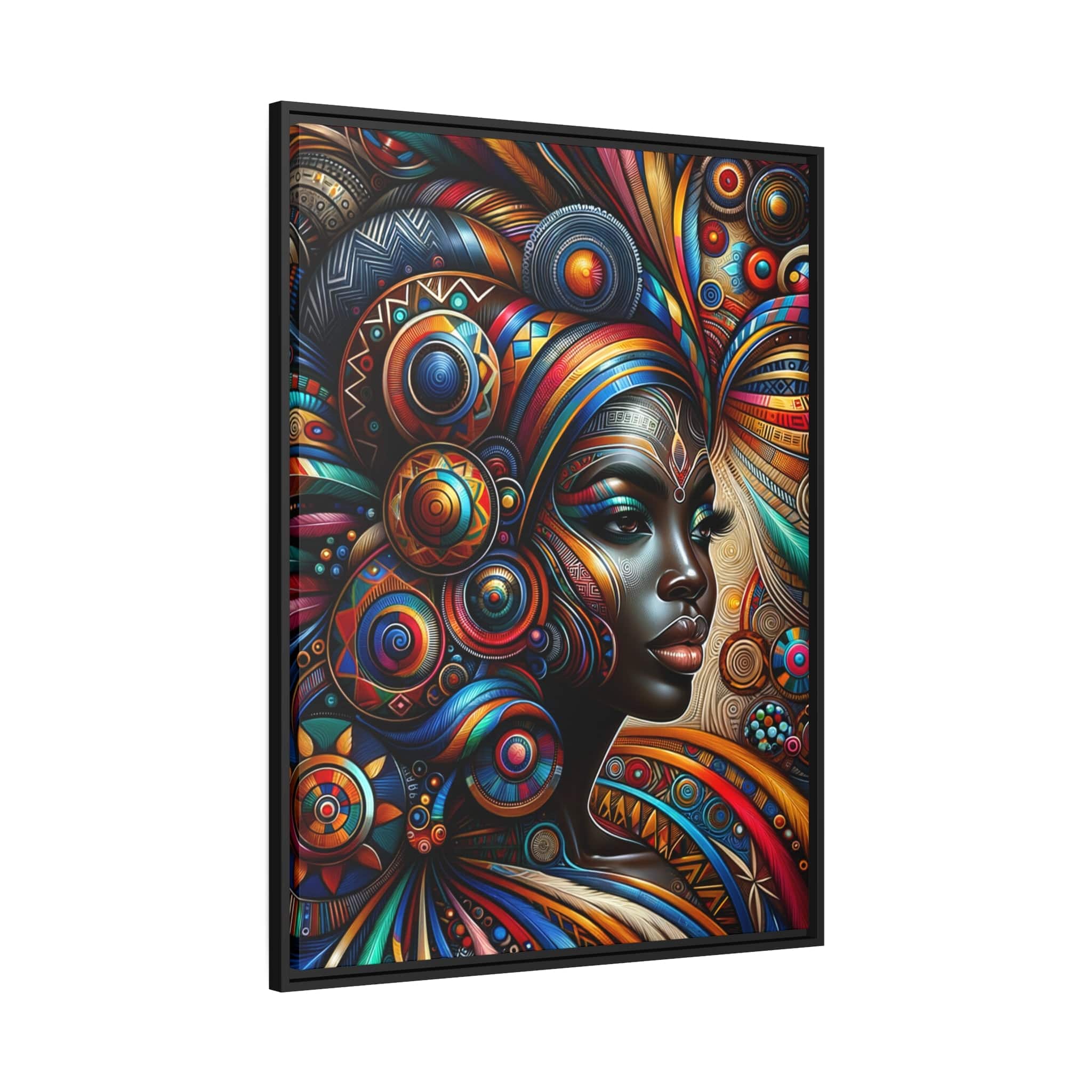 Printify Canvas Tableau "La force et la beauté de la femme africaine dans l'art"