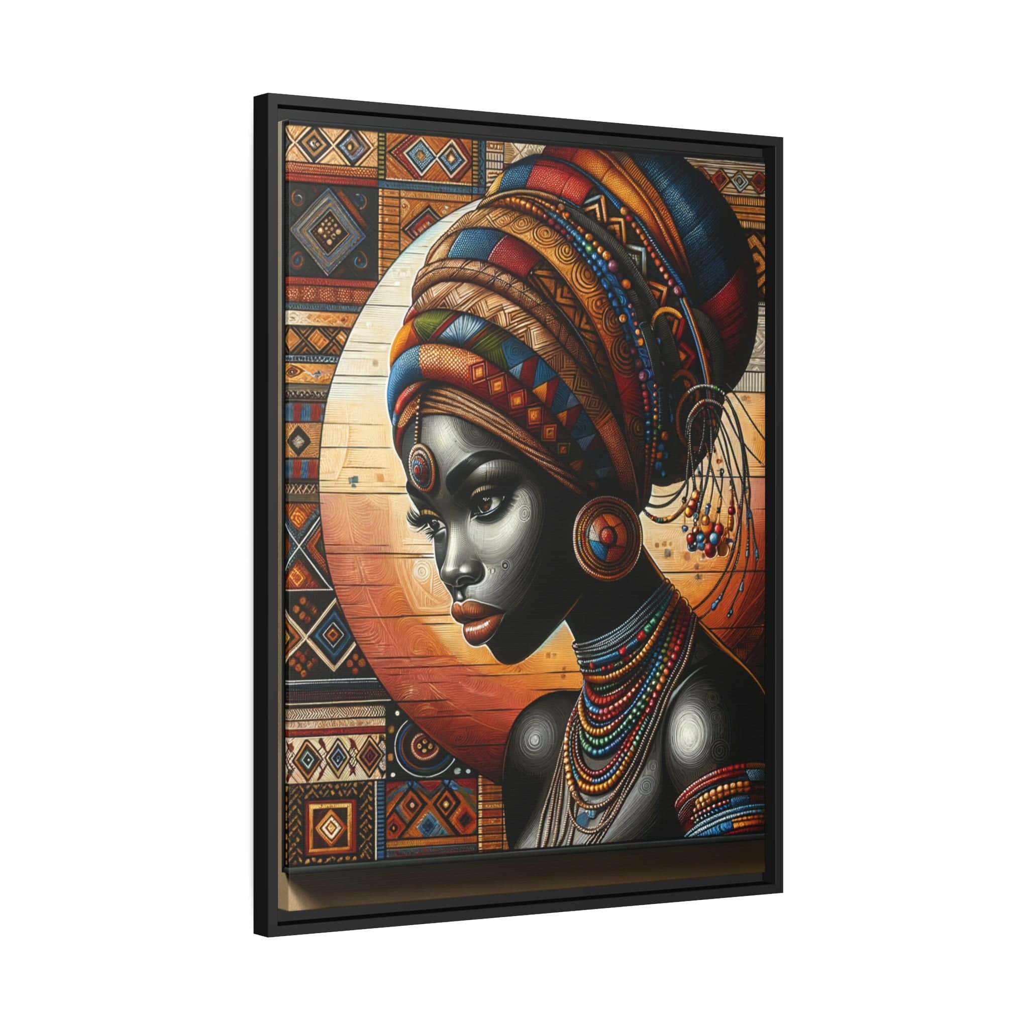 Printify Canvas Tableau "Les femmes africaines : une symphonie de grâce, de force et de résilience"