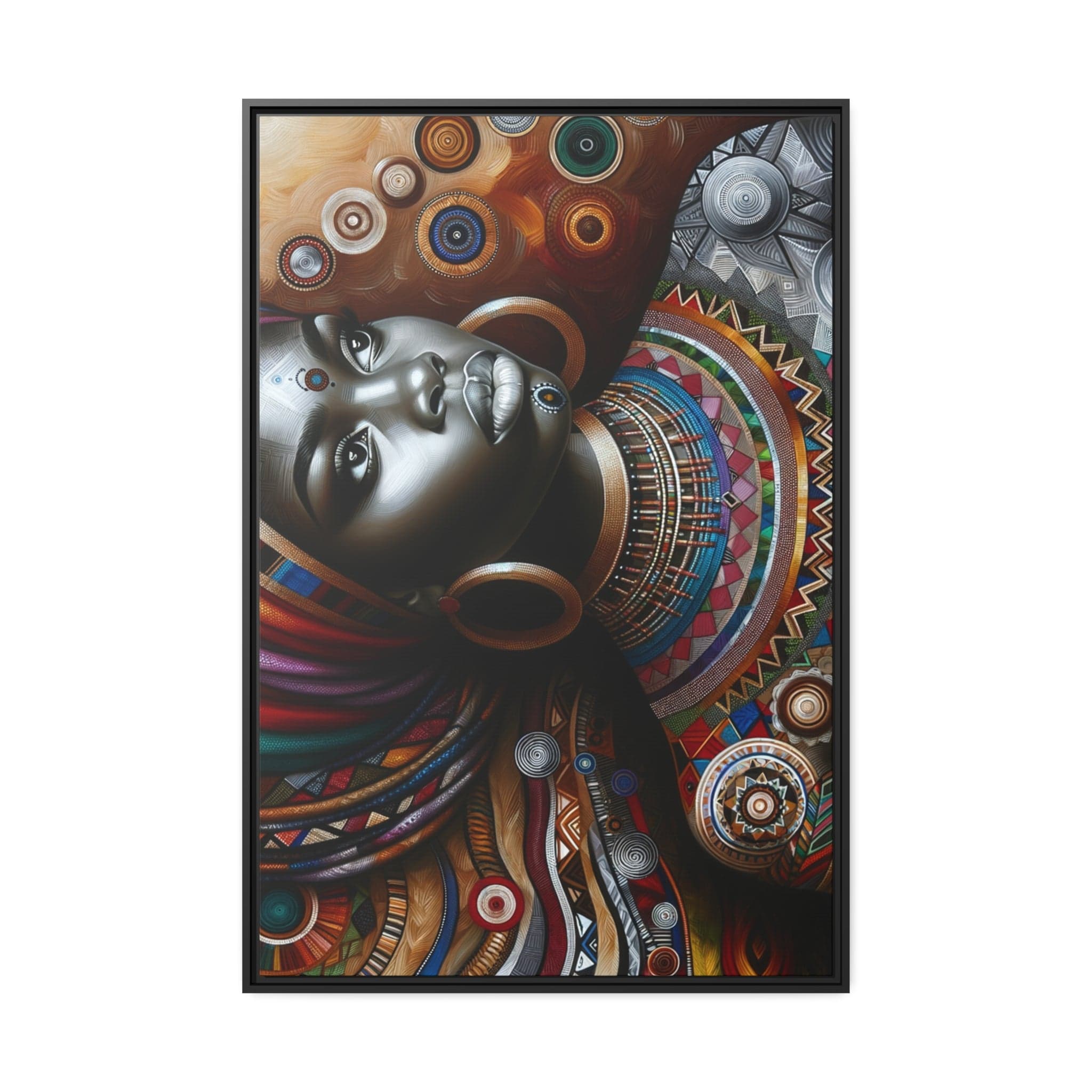 Printify Canvas 81.30 Cm″ x 121.90 Cm″ (Vertical) Tableau "La beauté et la force des femmes africaines en toile"