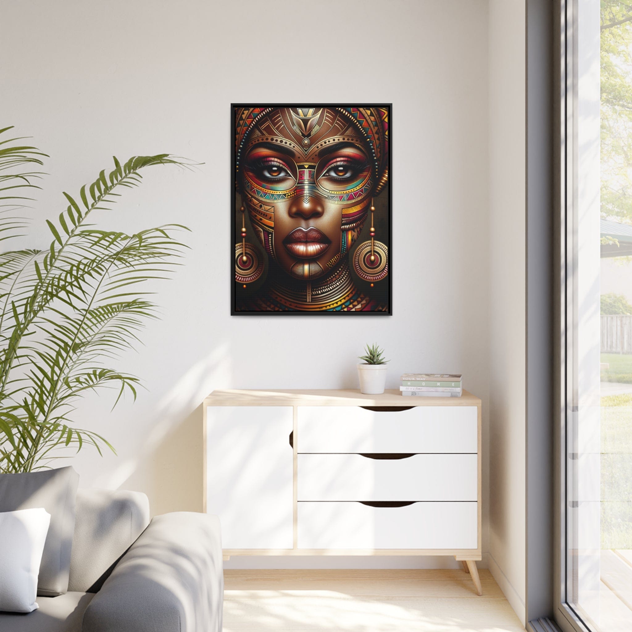 Printify Canvas Tableau "La beauté et la force des femmes africaines"