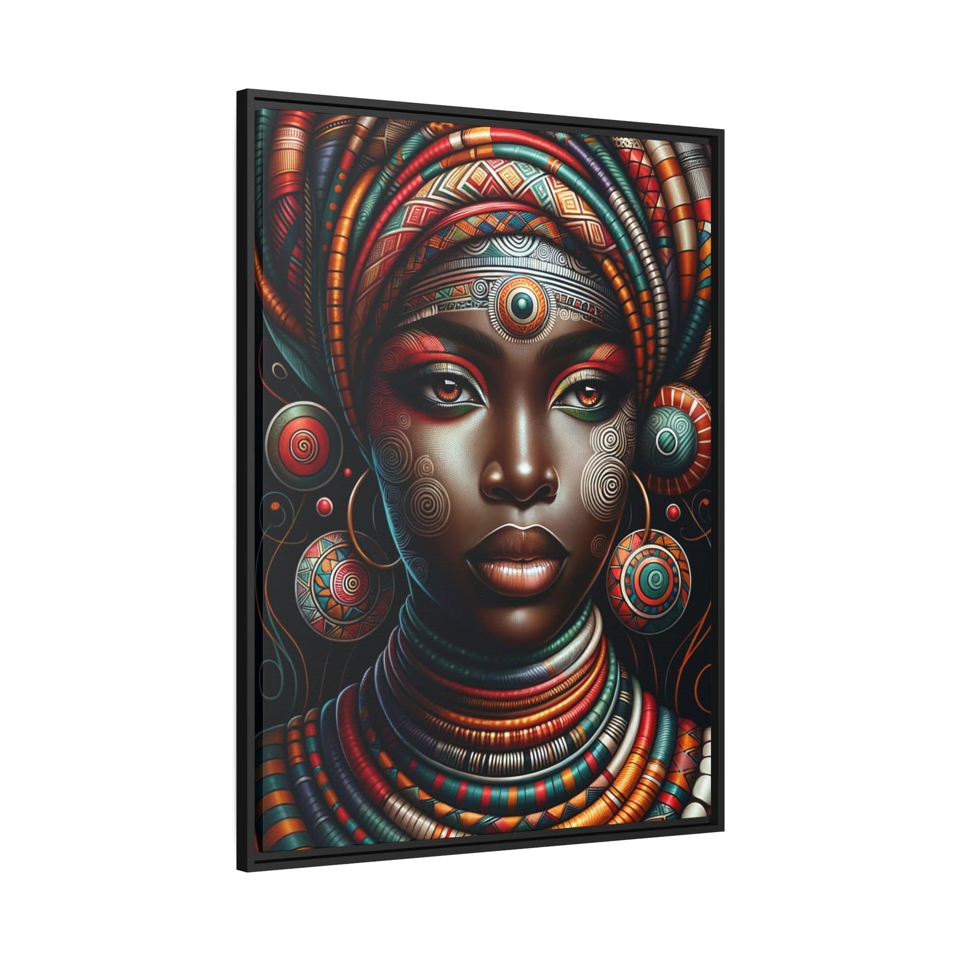 Tableau "Femmes africaines : Une symphonie de couleurs et de cultures" Canvanation