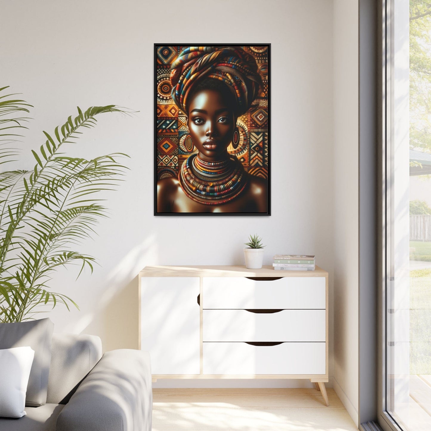 Tableau "La beauté et la force des femmes africaines - Une célébration artistique" Canvanation