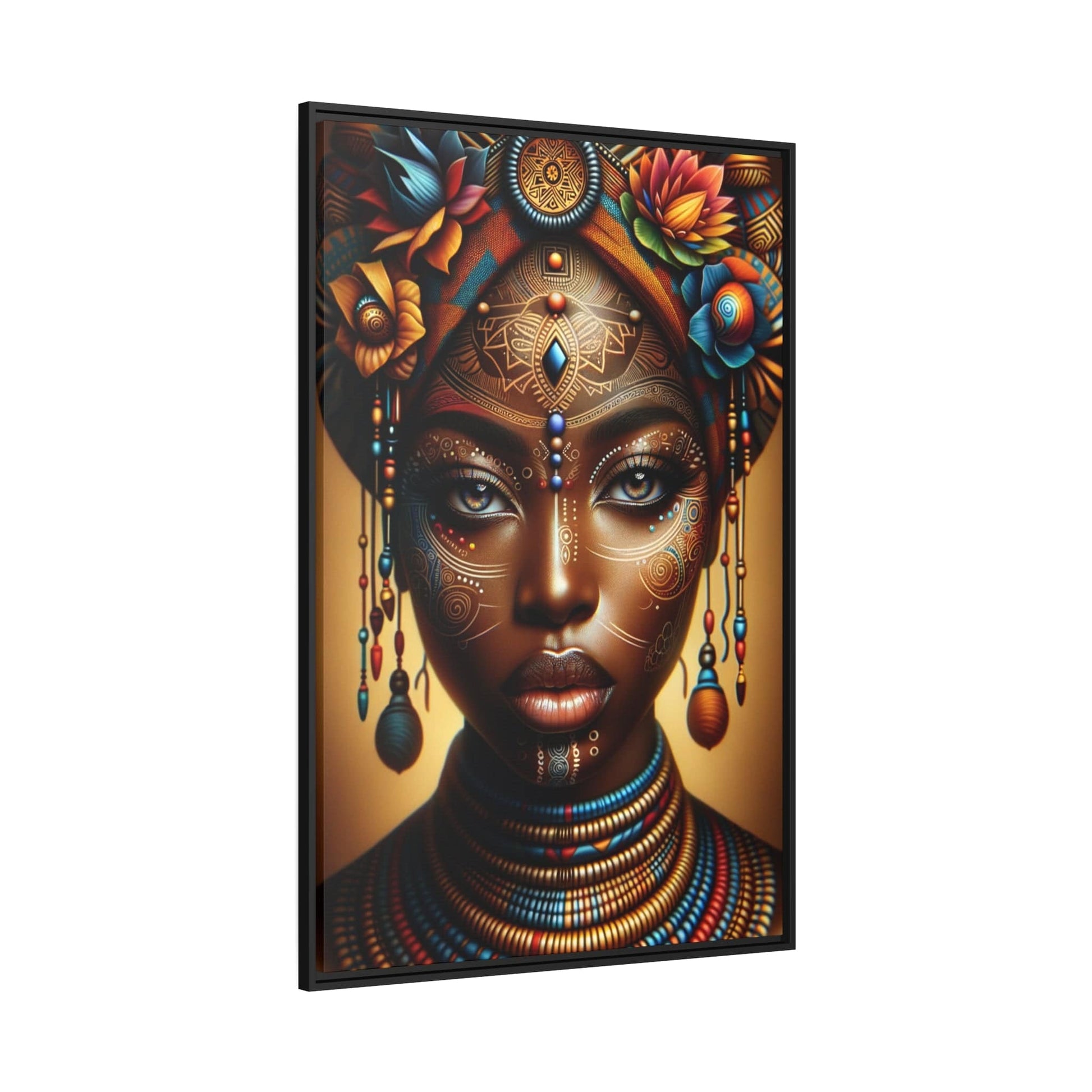 Tableau La beauté intemporelle de la femme africaine Canvanation