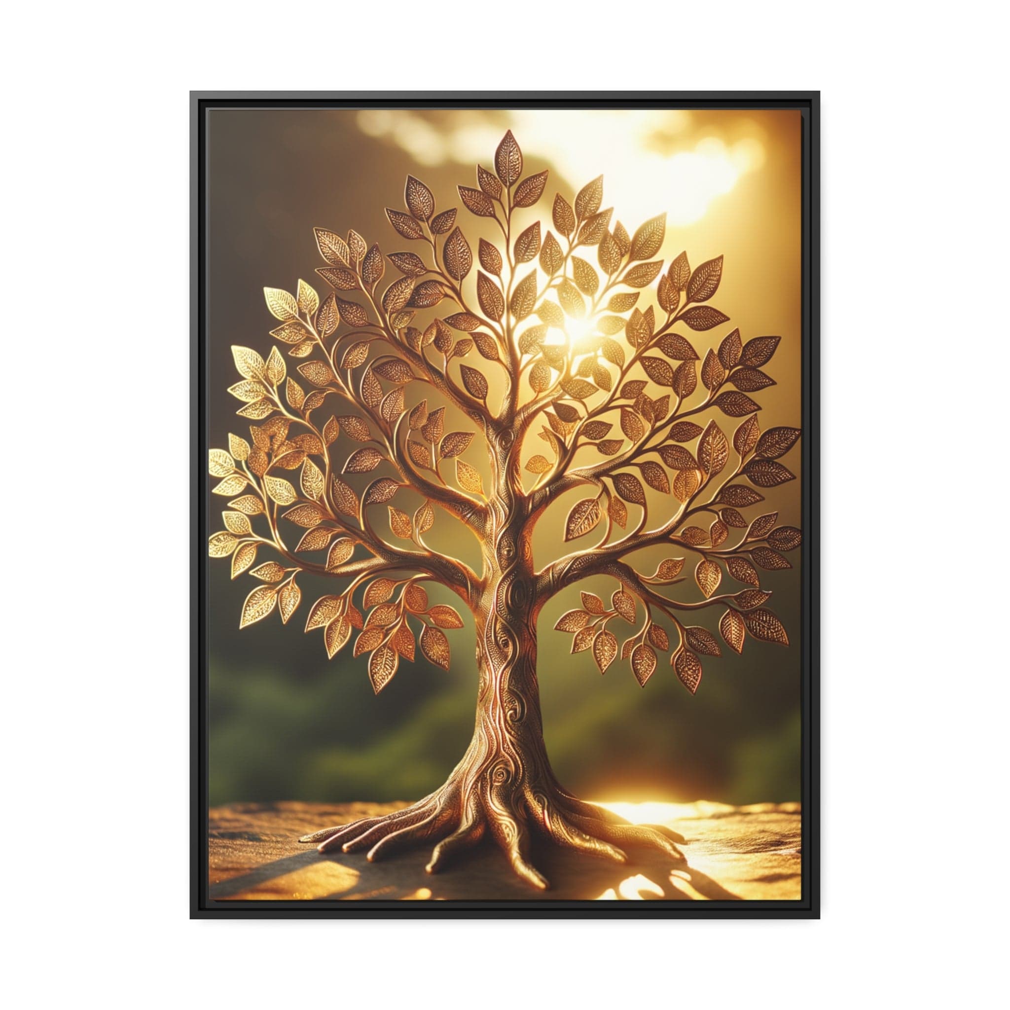 Printify Canvas 30" x 40" (Vertical) Tableau Arbre De Vie Croissance Et Abondance