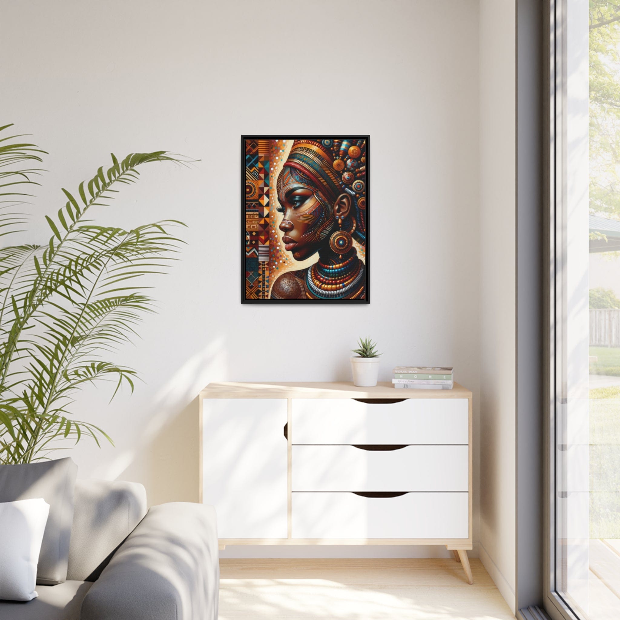 Printify Canvas Tableau "Enchantresses africaines : célébration de la beauté et de la puissance féminine"