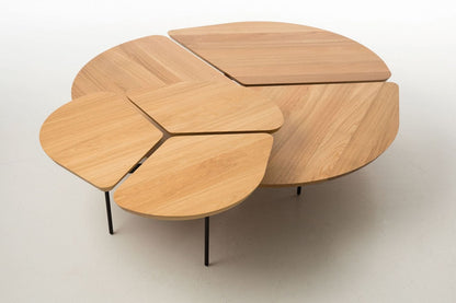 Canvanation Grande Table Basse en Chêne Massif – Fabriquée en France