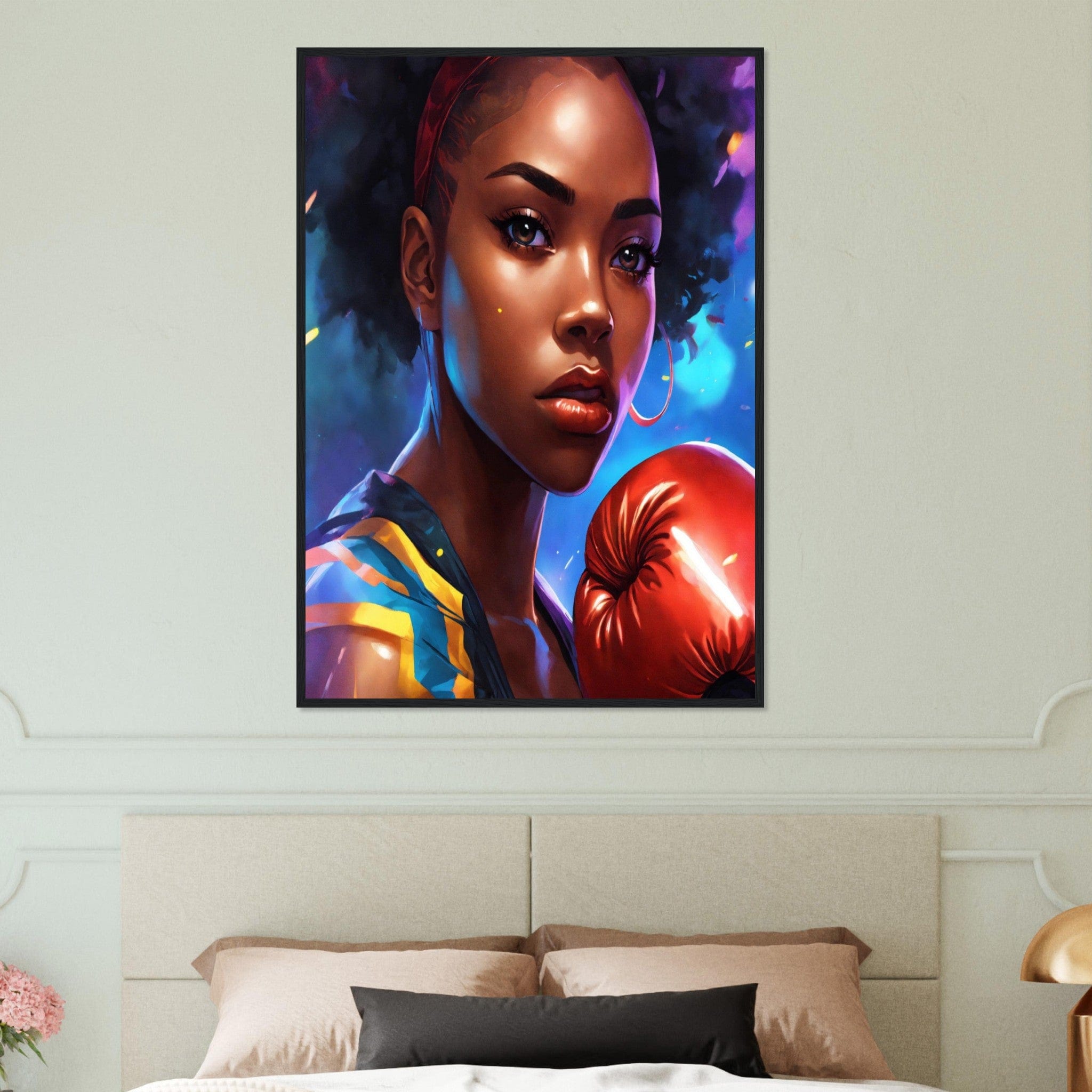 Canvanation Print Material 70x100 cm / 28x40″ Tableau Boxe Jade