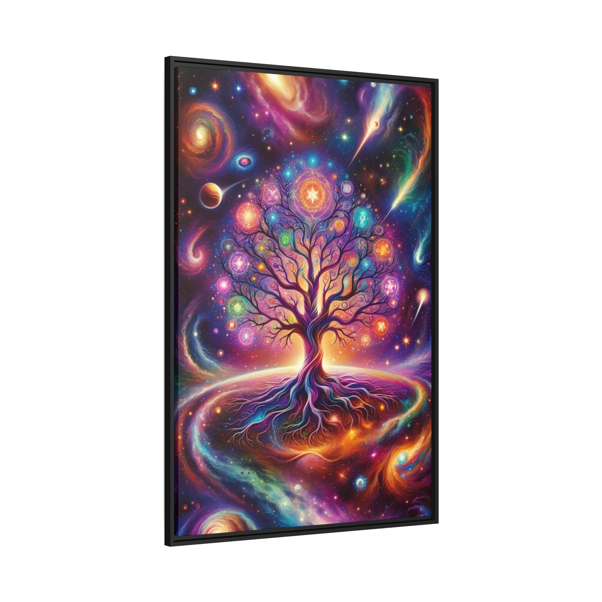 Printify Canvas Tableau Arbre De Vie Univers Infini