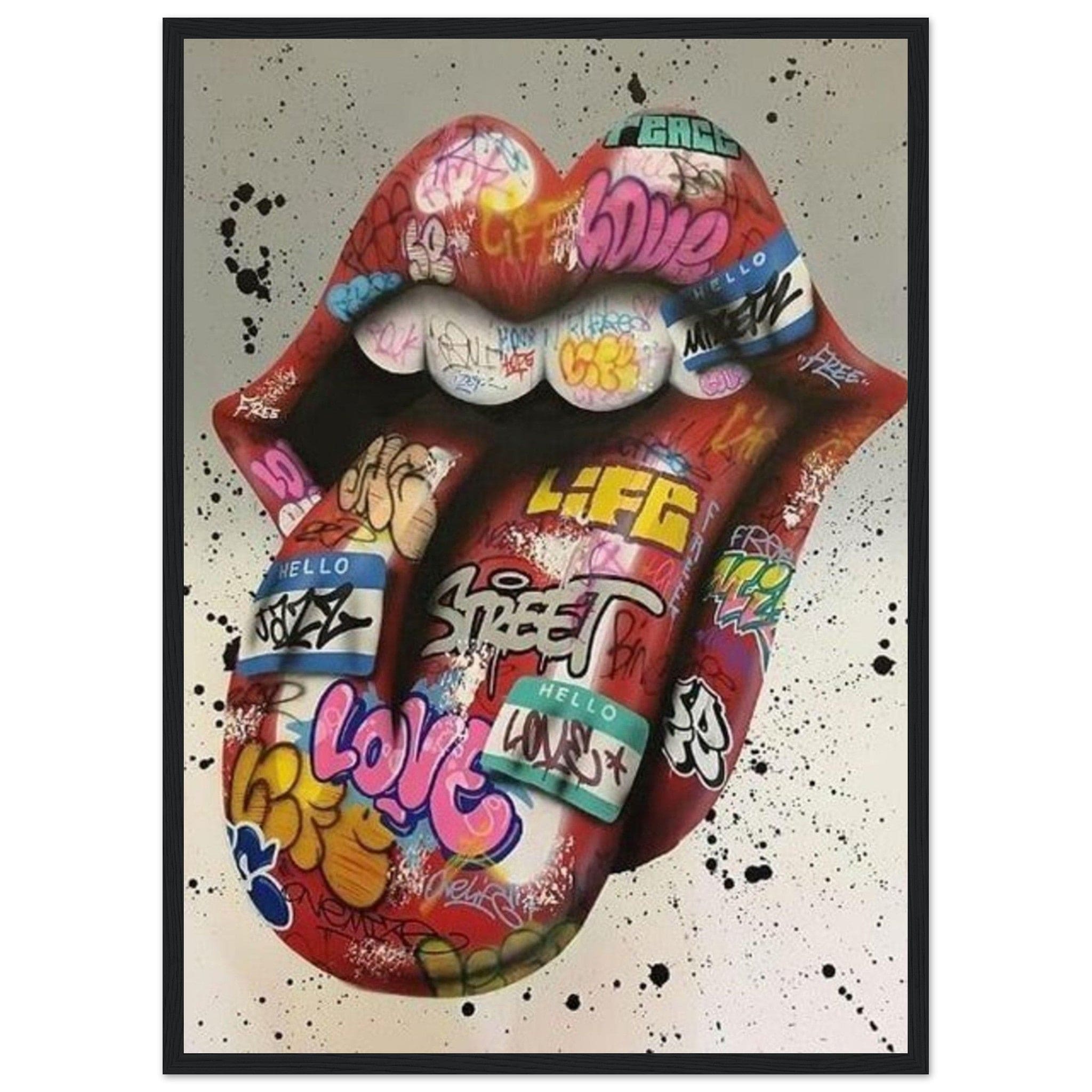 Gelato Print Material 50x70 cm / 20x28″ Toile Graffiti Grand Format