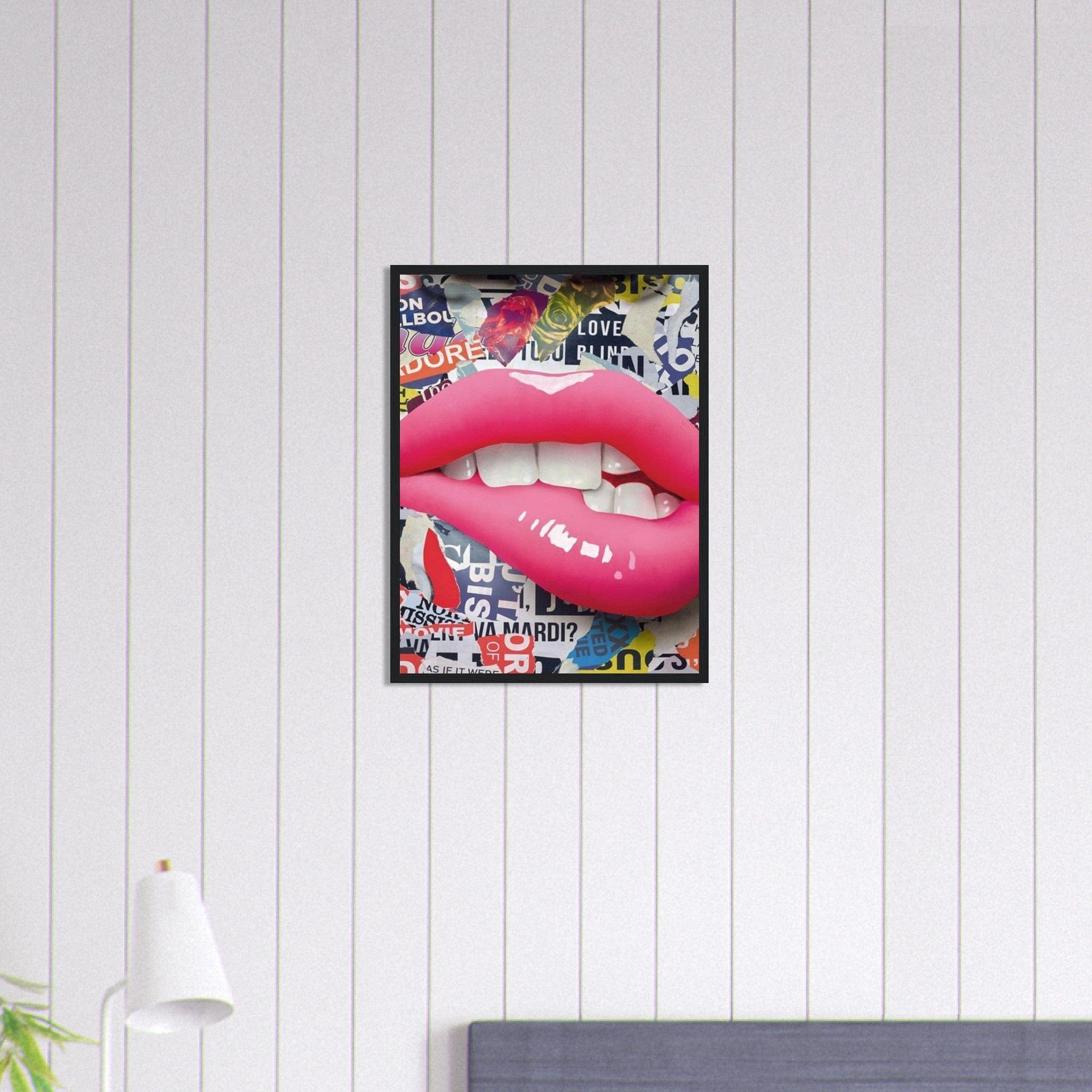 Canvanation Print Material 45x60 cm / 18x24″ Tableau Street Art Bouche