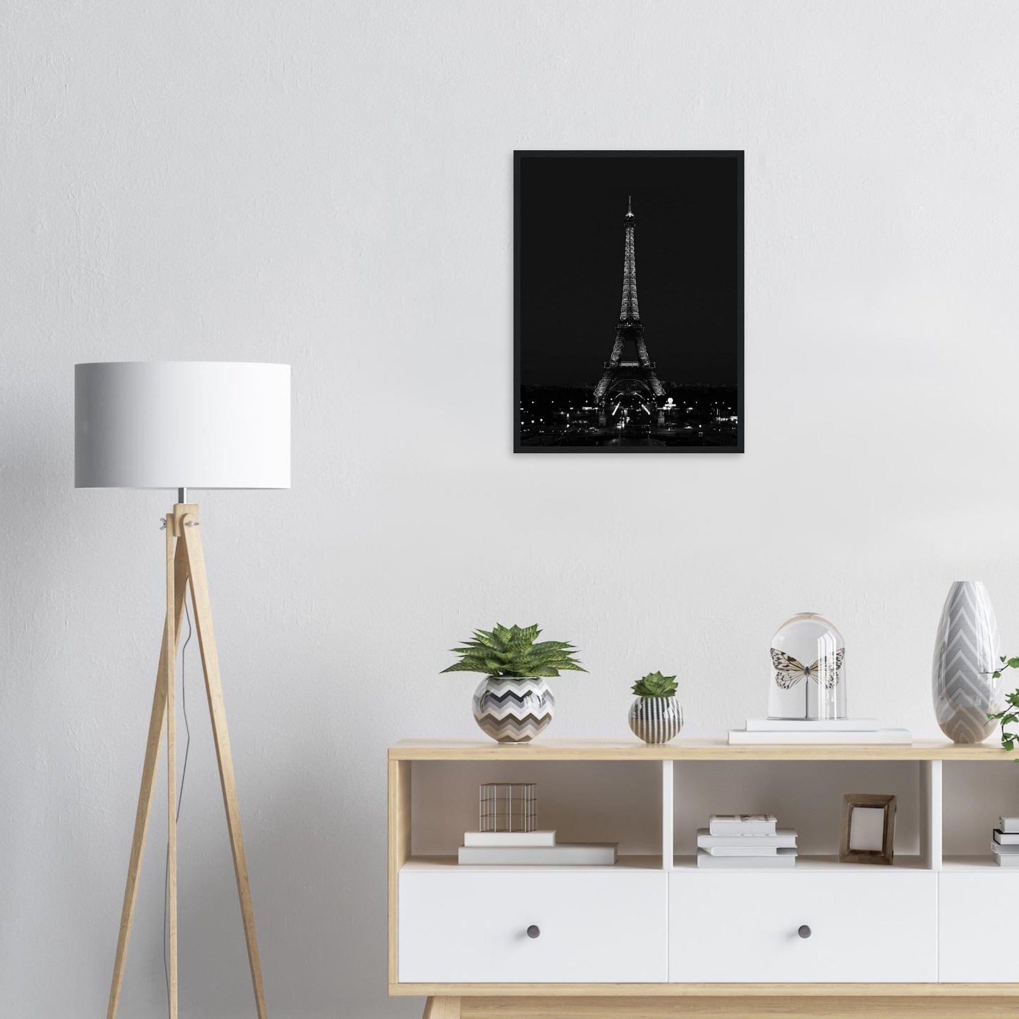 Canvanation Print Material Tableau Paris Noir Et Blanc